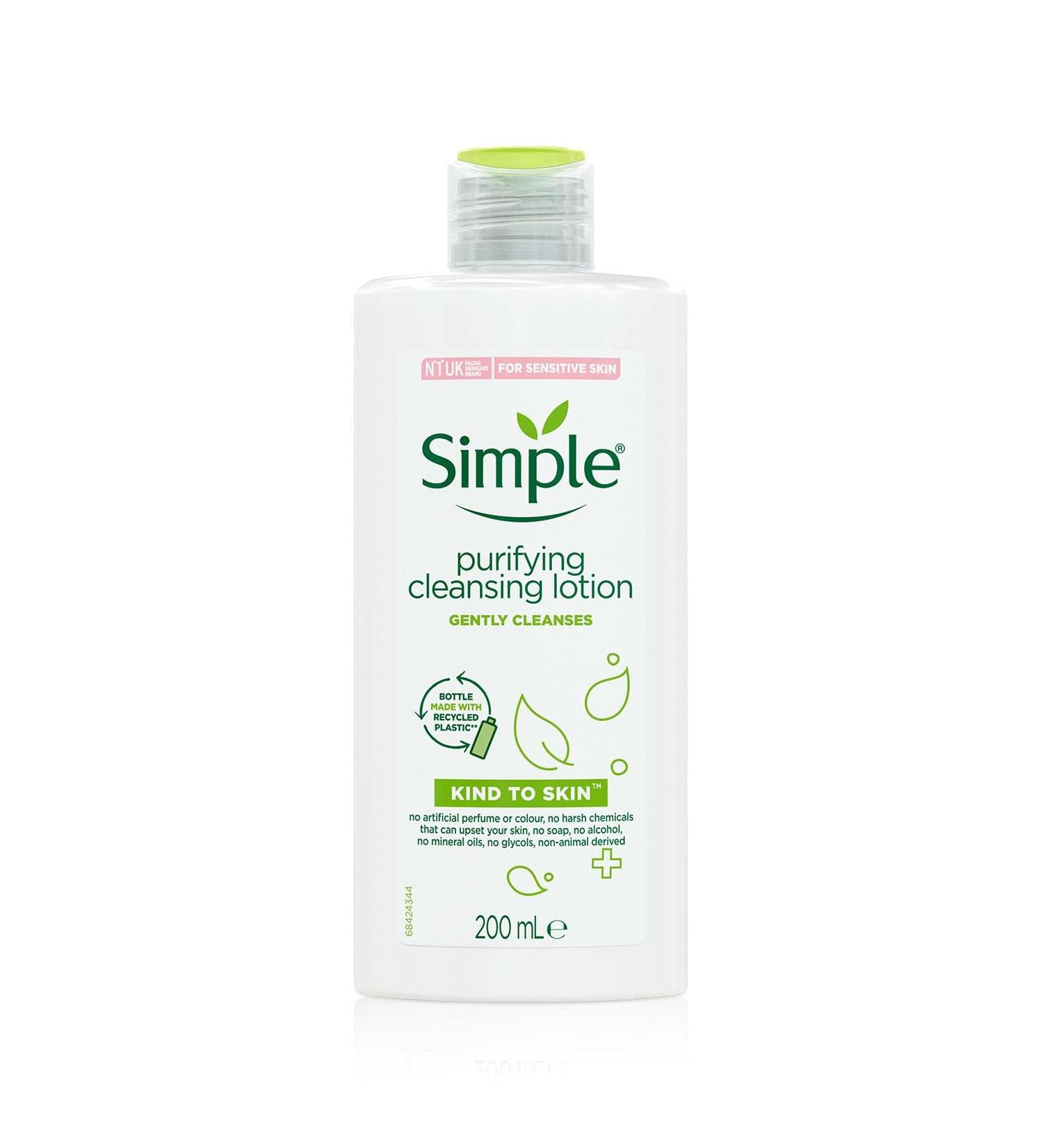 Simple Simple Kind To Skin Purifying Cleansing Lotion 200ml - Buy Online on GoSupps.com