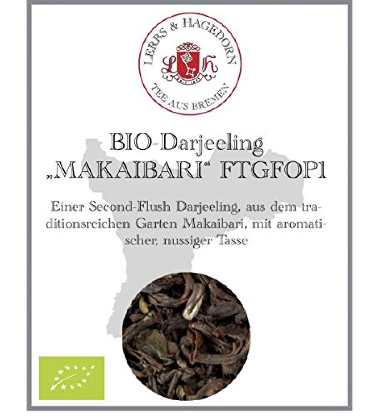  Lerbs & Hagedorn Darjeeling FTGFOP1 MAKAIBARI Bio Darjeeling 2 kg - Buy Online on GoSupps.com