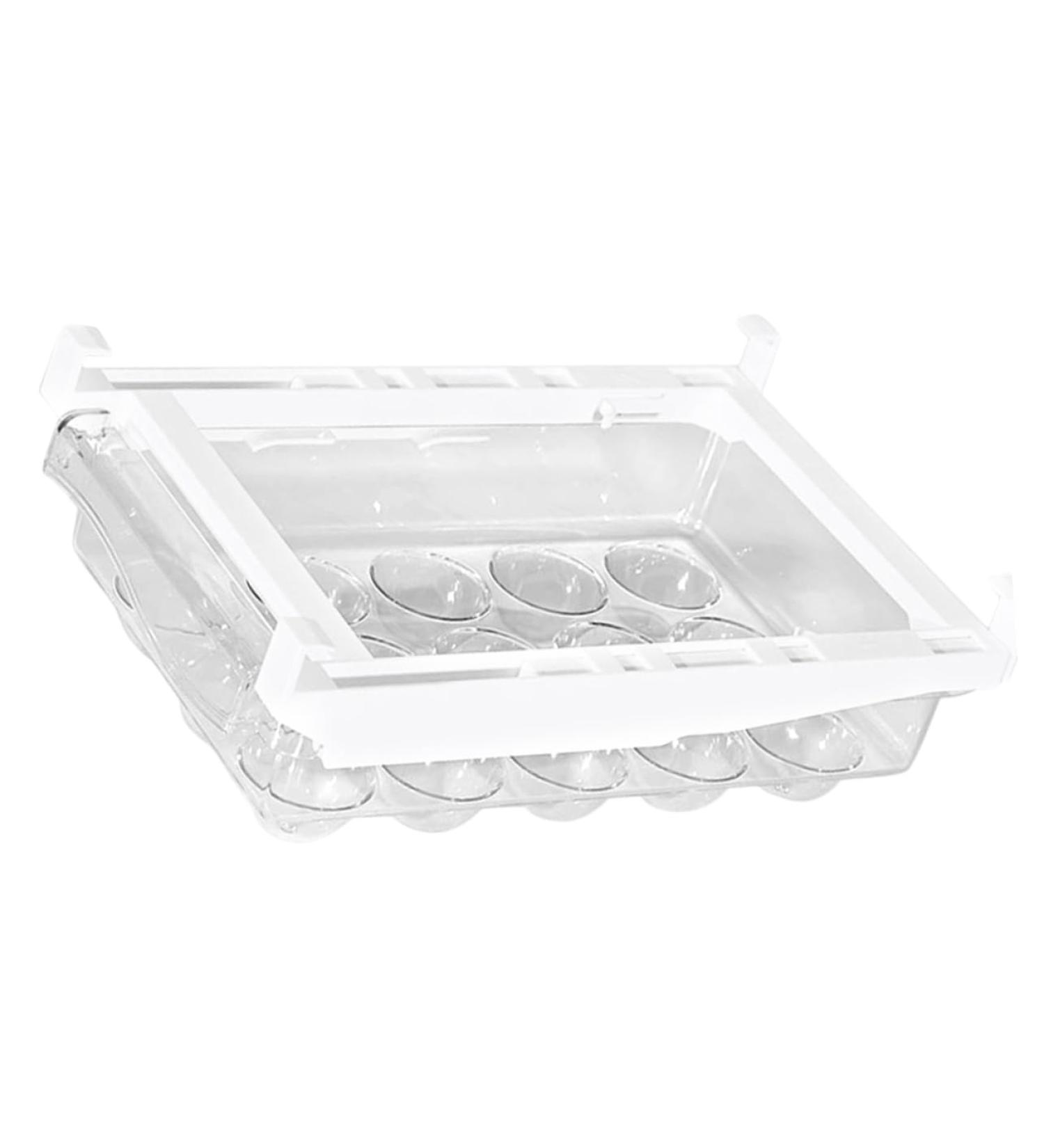 LABRIMP Fridge Egg Drawer Drawer Egg Crisper Eggs Fridge Egg Holder for Refrigerator Egg Carrier Egg Rack Food re-usable - Buy Online on GoSupps.com