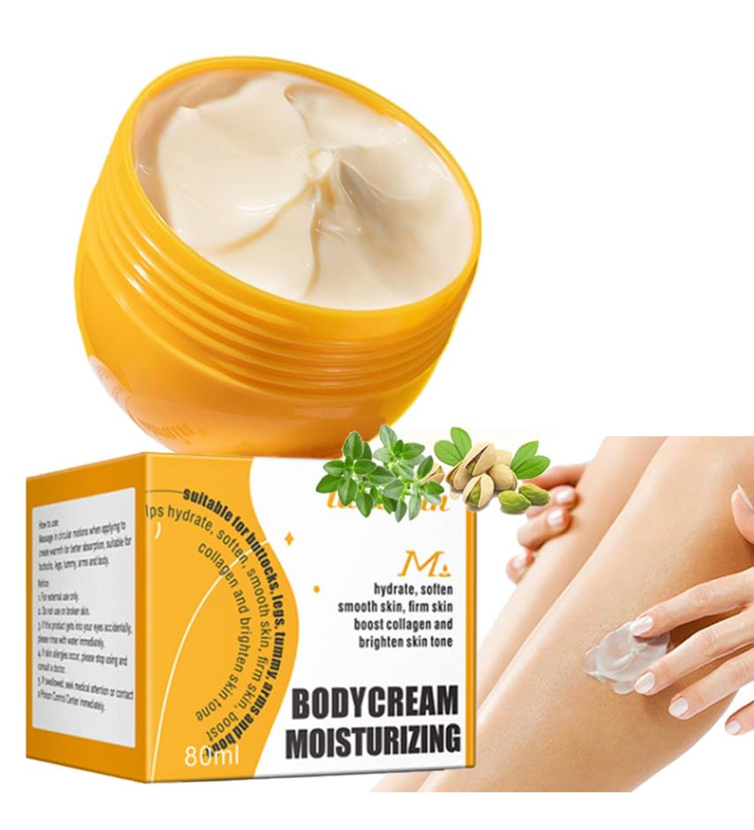 Tiejdhr Moisturizing Butt Cream Body Cream Butt Firming Cream Body Skin Repair- Fast Absorbing Non-Greasy Hydrate & Smooth Skin- 80ml (#01 Vanilla Pistachio) - Buy Online on GoSupps.com