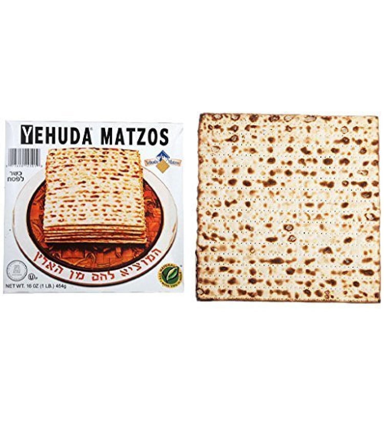 Yehuda Matzo Crackers - Authentic Matzos for Passover and Everyday Snacking - Buy Online on GoSupps.com