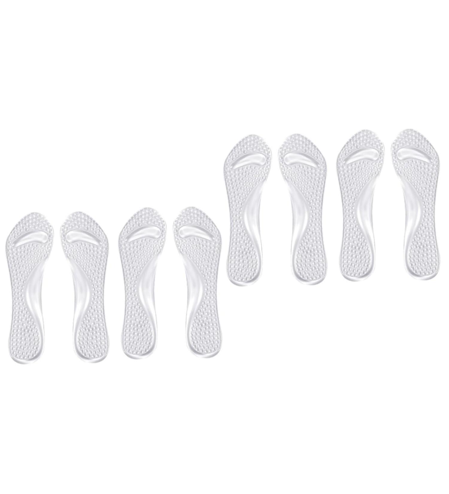 4 Pairs Non-Slip Massage Mat Insoles for Women | Heel Cushion Pads & Protectors for High Heels | Comfort Shoe Inserts - Buy Online on GoSupps.com