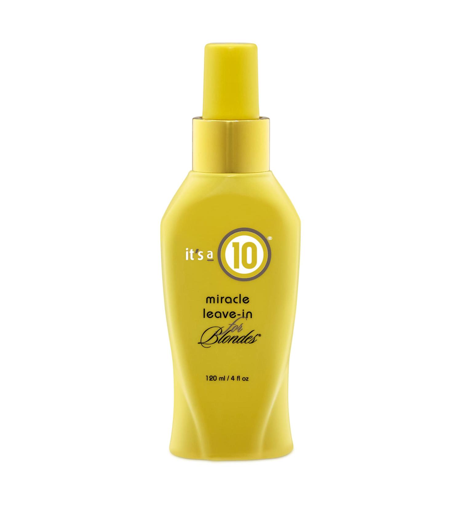 It's a 10 Haircare Miracle Leave-In for Blondes 4 fl. oz. - Pack of 1 - Buy Online on GoSupps.com