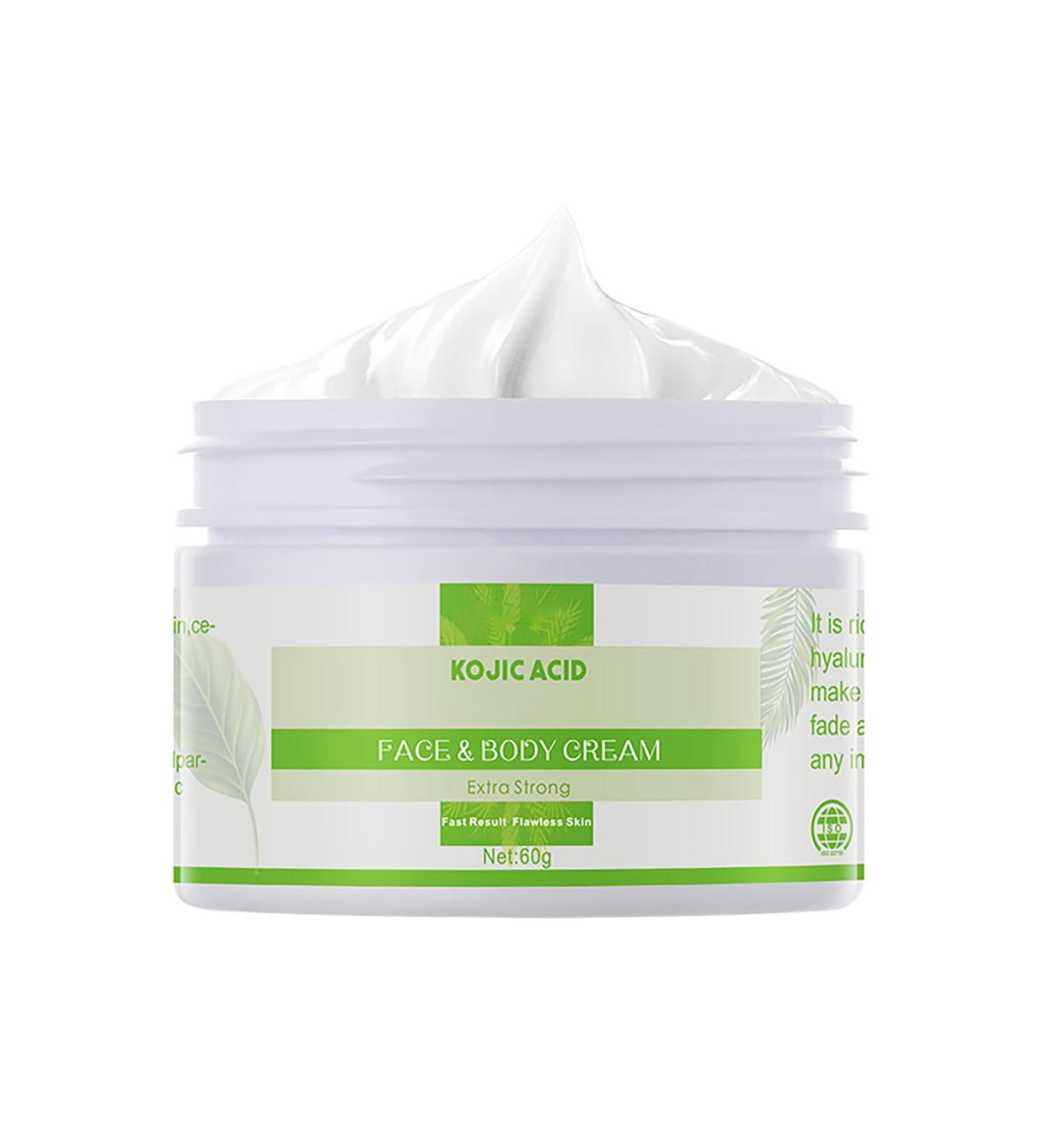 Kojic Acid Face Cream - Moisturiser Face Women - Kojic Acid Skin Lightening Cream for Dark Skin - Moisture Hydrate Smooth Tender Firm - Reduce Body Dullness Dilute Stain - Flawless Anti Freckle Aging - Buy Online on GoSupps.com