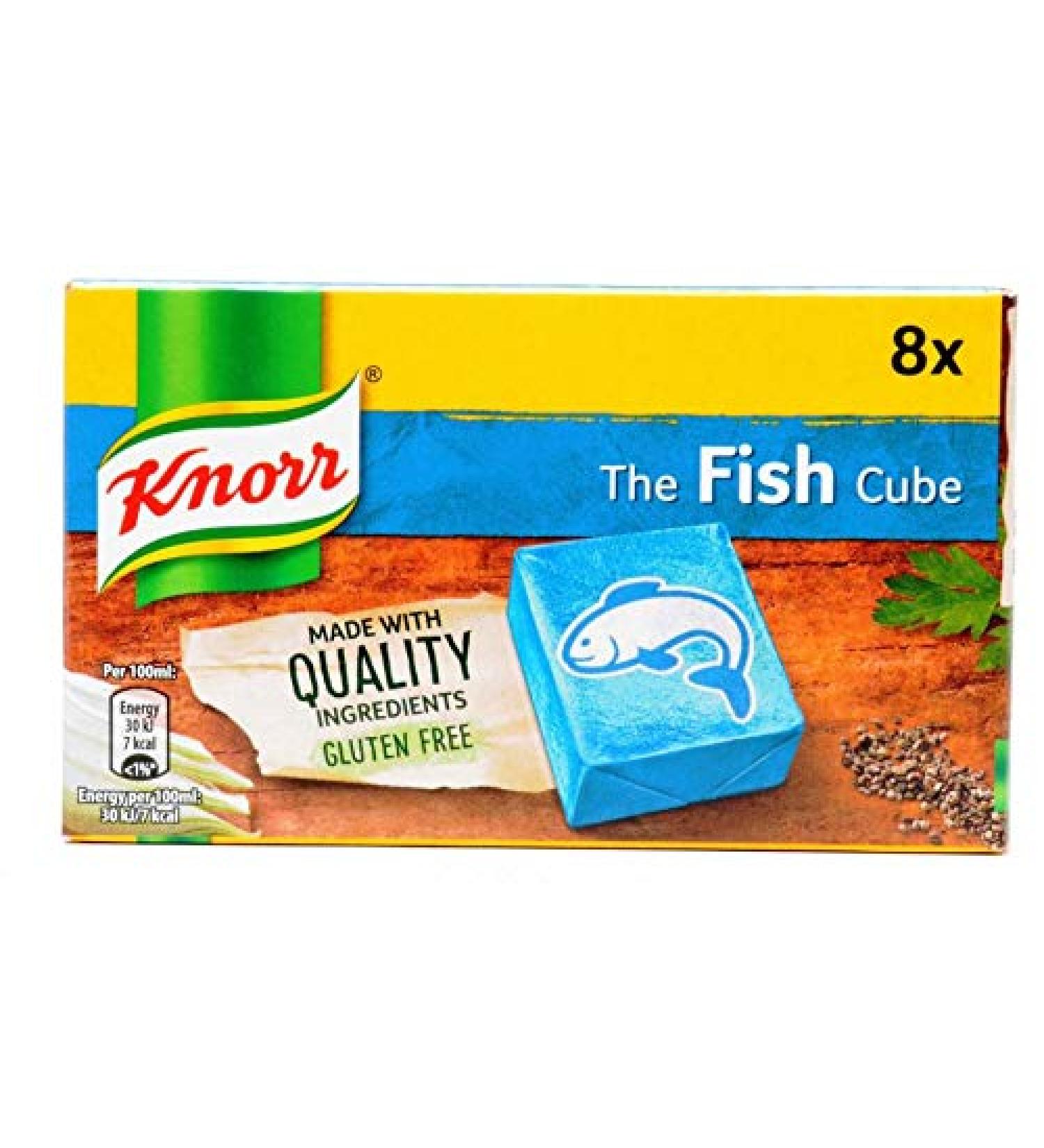 Knorr 2 packs of 8 fish stock cubes