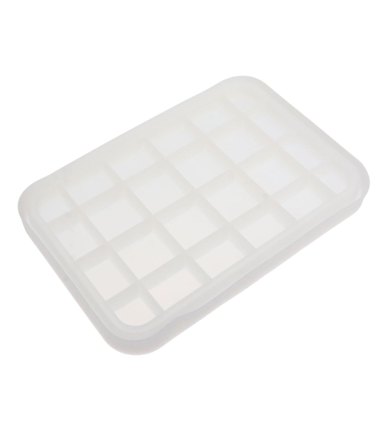 NUOBESTY 1pc Tray Silicone Mold Storage Boxes for Organizing with Lid Resin Silicone Making Mold Accessories - Buy Online on GoSupps.com