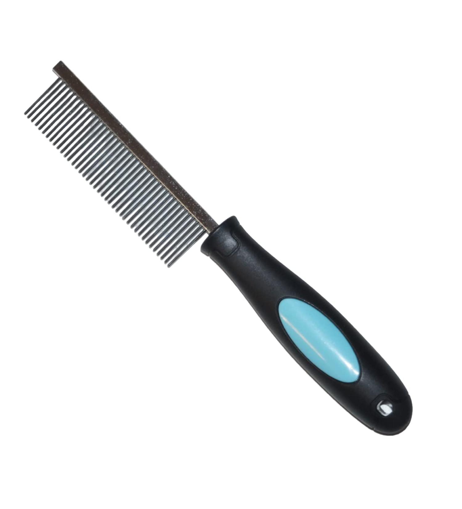 Premium 22 cm Dog & Cat Comb - Fur & Flea Brush for Pet Care | International Shipping - Buy Online on GoSupps.com