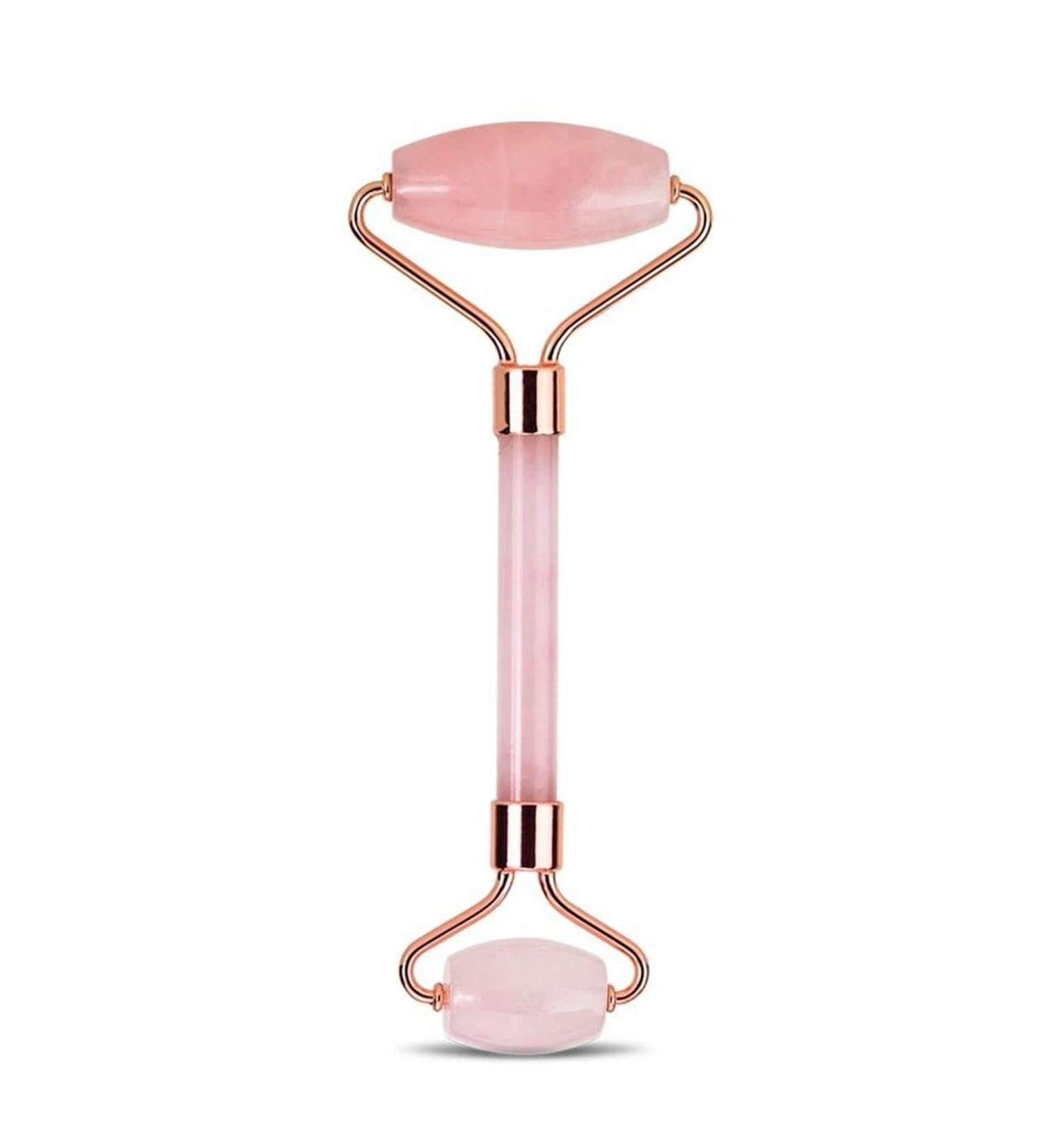 Artnaturals Rose Quartz Facial Roller - Authentic Pink Jade Gemstone for Anti-Aging & Puffiness Relief | Cold Stone Massage - Buy Online on GoSupps.com