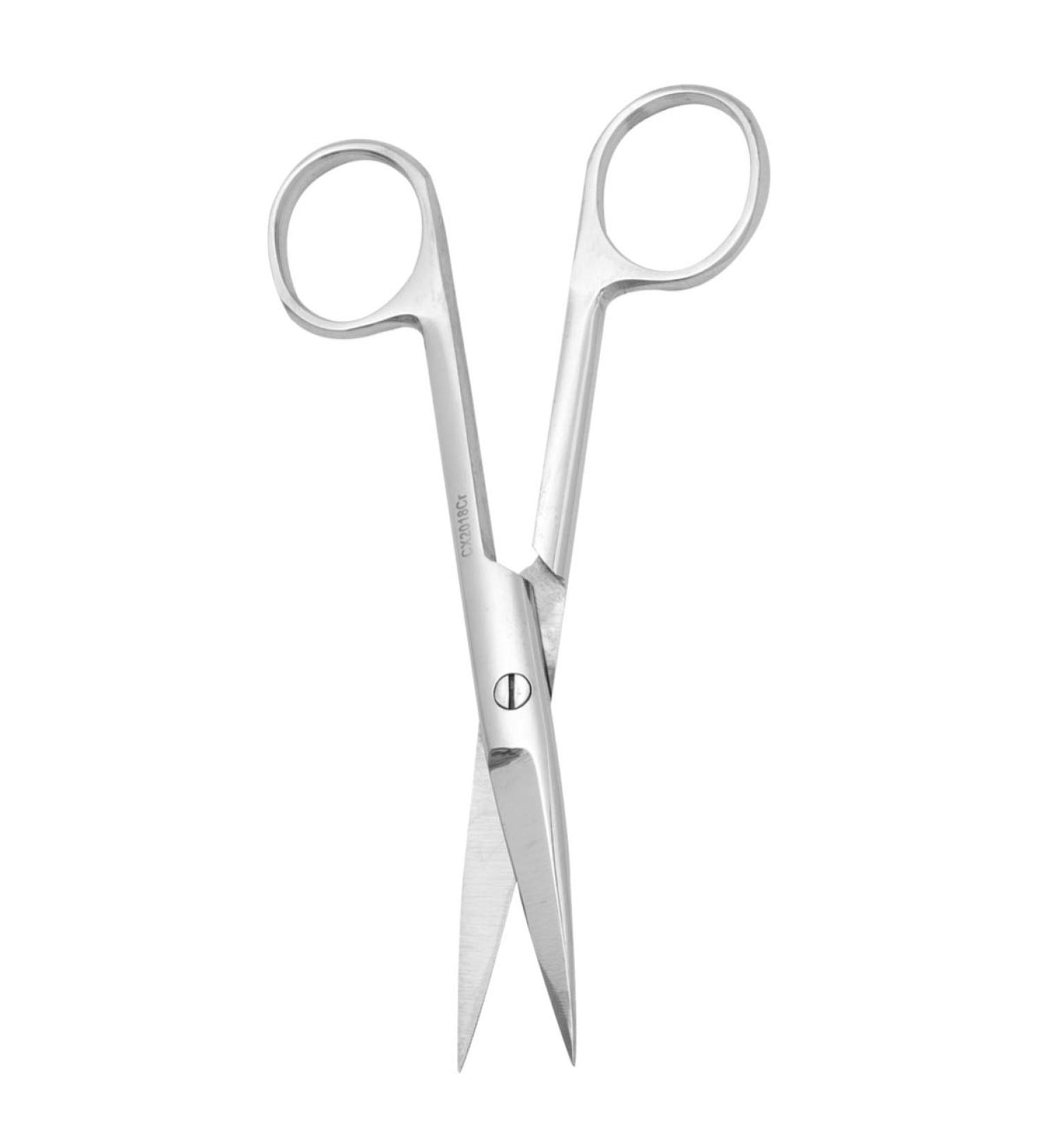 Hemobllo Surgical Scissors - 18cm Stainless Steel Medical & Veterinary Scissors for Precision Cutting - Buy Online on GoSupps.com