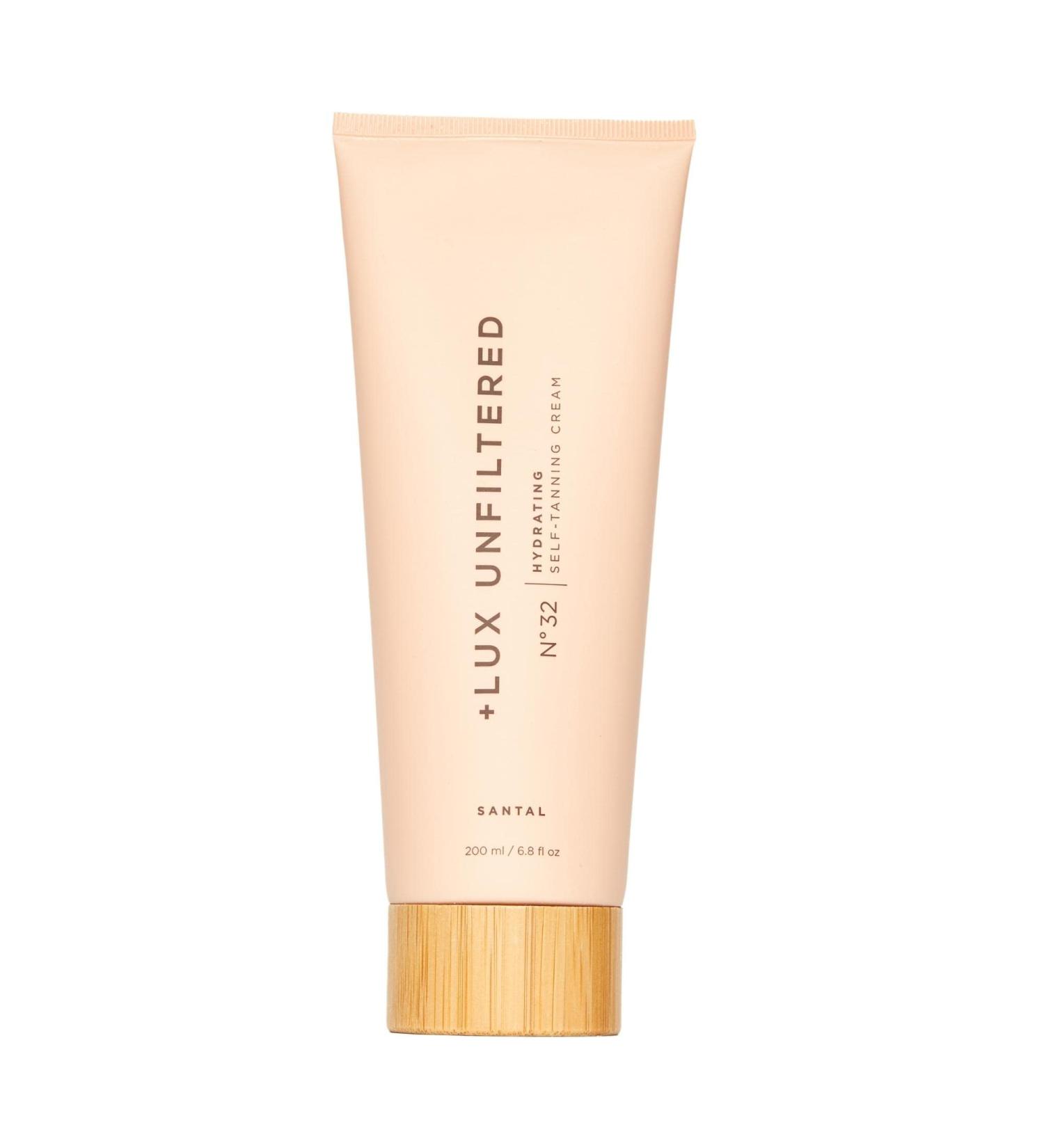 Lux Unfiltered Santal N 32 Gradual Hydrating Self Tanner - No Mess, No Streaks, Vegan Formula - Best Selling Self Tanning Lotion for a Healthy Glow Year Round - Buy Online on GoSupps.com