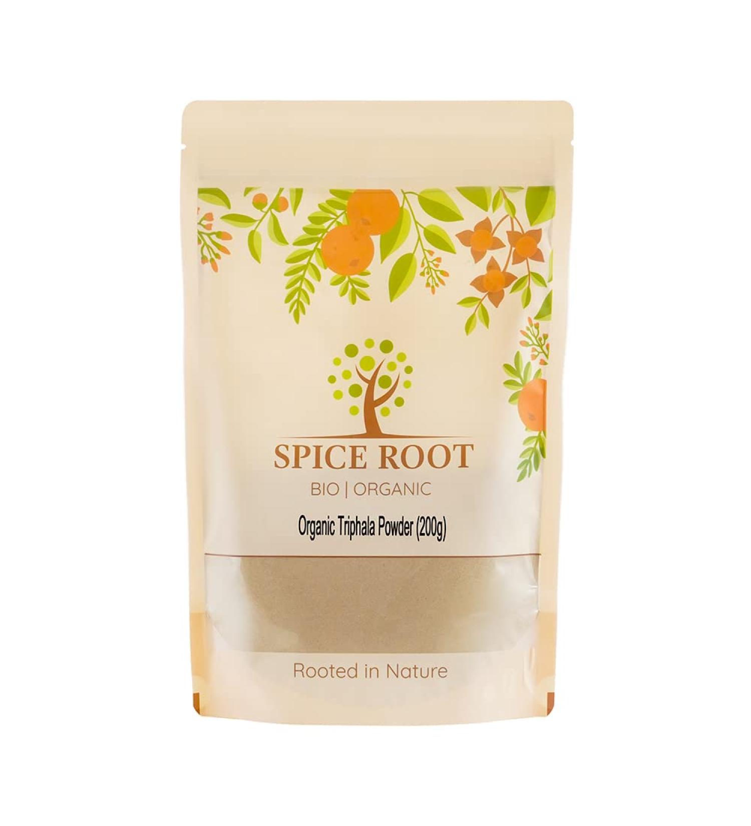 Certified Organic Triphala Powder 200g - Premium Quality for Digestive Health & Immune Support - Ayurvedic Blend - Buy Online on GoSupps.com