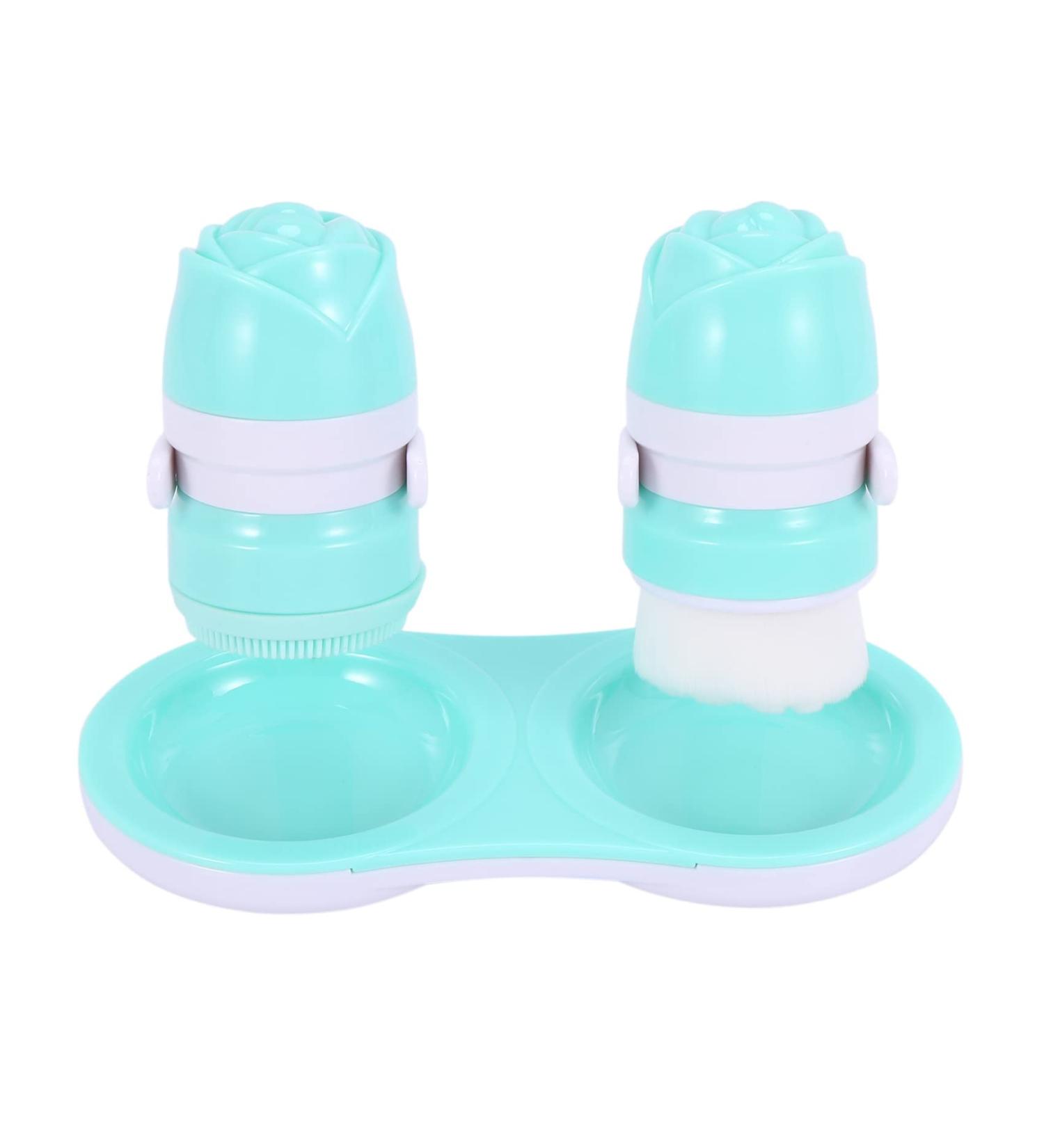 iFutniew Manual Face Wash Artifact Brush Deep Cleansing Brush Vertical Cleansing Instrument Brush Blue - Buy Online on GoSupps.com