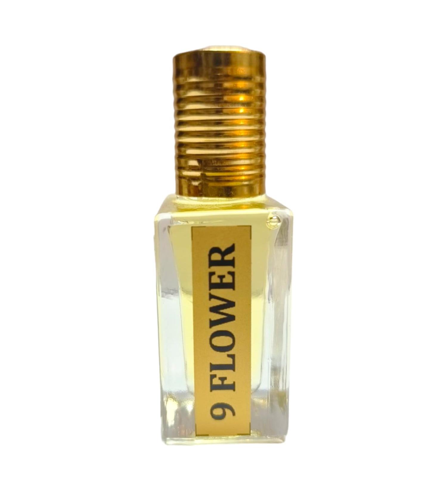 9 Flower Premium Attar-Atar Perfume Oil Fragrance for Men and Women Unisex Parfume Scent Spray Long Lasting Roll On Essential Oil Itar Semi Natural Non Alcoholic Size Volume: 12ML (0.4 Fl Oz). - Buy Online on GoSupps.com
