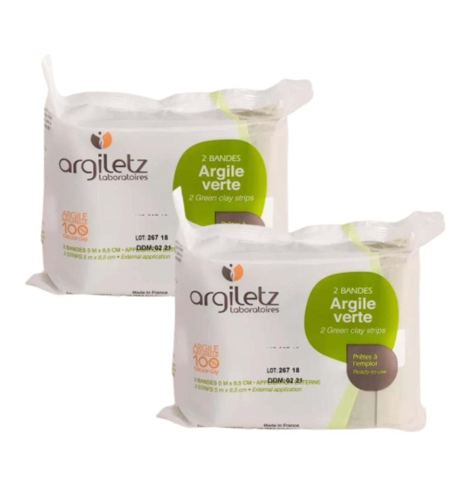 (ARCILIA) Argiletz - 2 strips of biodegradable green clay - 5m x 8.5 cm - Buy Online on GoSupps.com