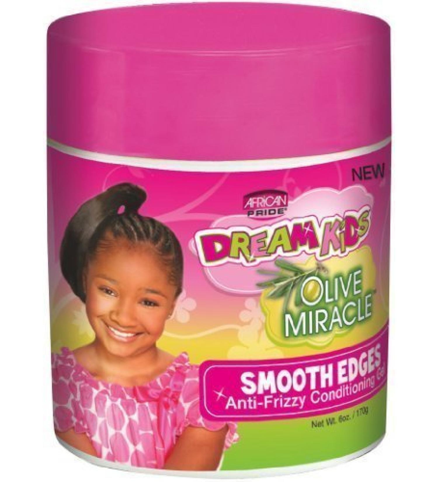 African Pride Dream Kids Olive Smooth Edges Anti Frizzy Conditioning Gel 170g