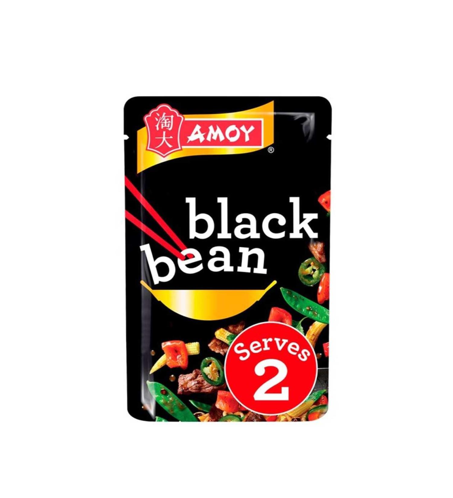 Amoy Stir Fry Sauce Black Bean Aromatic Rich Savoury Pack Of 12 x 120g