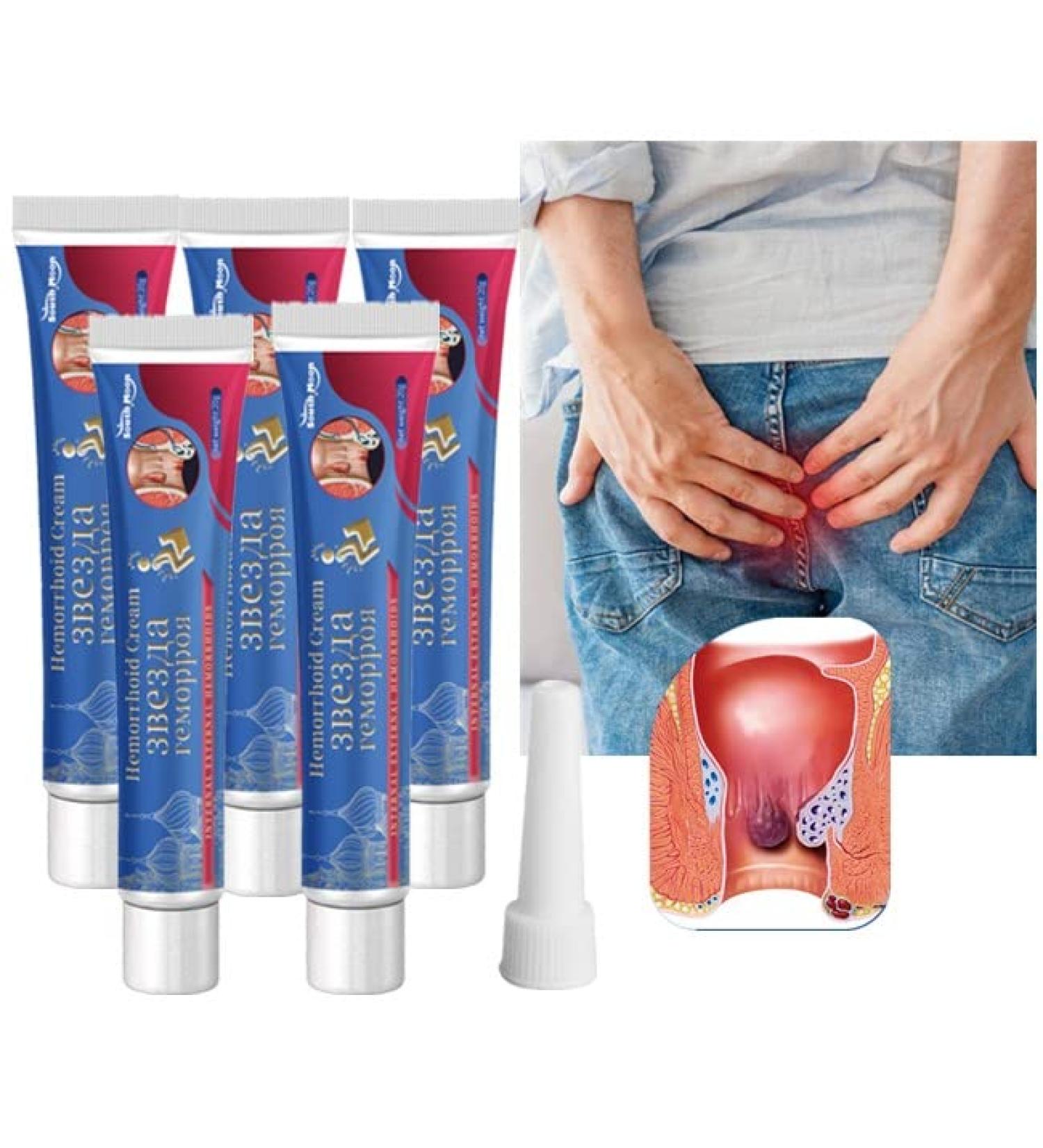 TURSHI Hemorrhoids and fissure ointment natural hemorrhoids ointment used for hemorrhoids and fissure bleeding quick pain relieving ointment 5pcs - Buy Online on GoSupps.com