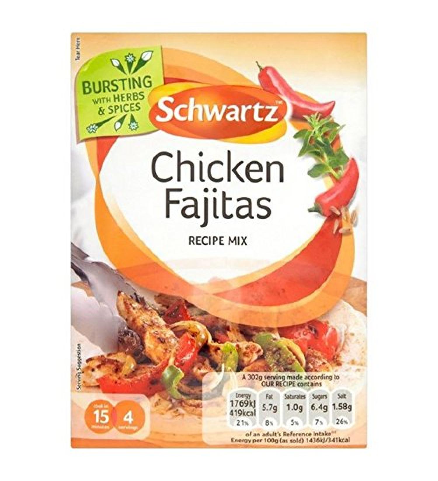 Schwartz Chicken Fajita Authentic Mix 35g