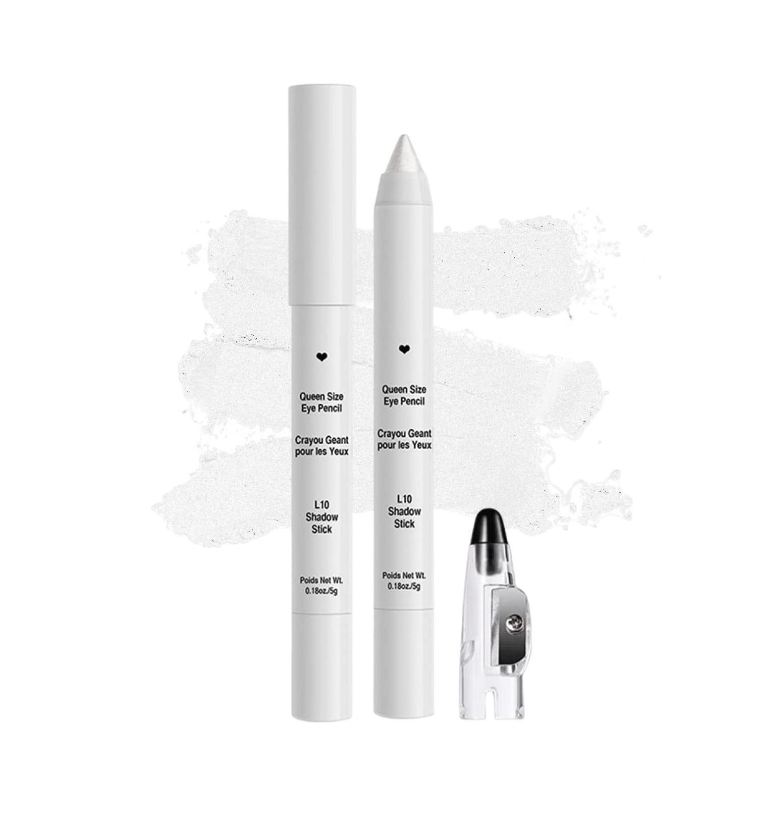 ROPALIA White Eyeliner Highlighter Stick for Eye Brightening & Brow Shaping - Matte Finish, Creamy Pencil Crayon for Inner Corner Highlighting (01) - Buy Online on GoSupps.com