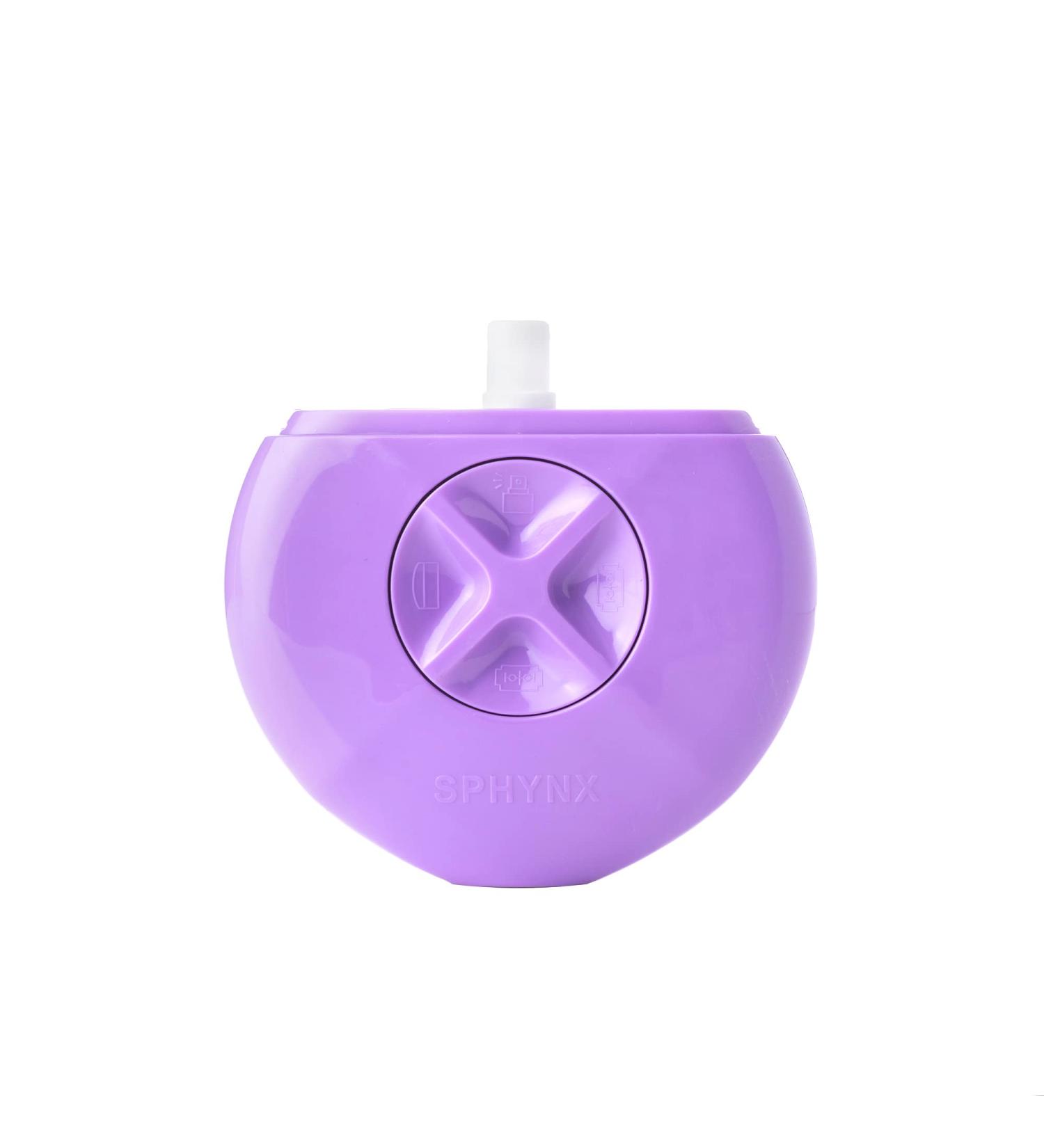 Sphynx Razor for Women: All-in-One Travel and Portable Ladies Razor with Refillable Blades and Shaving Bar (Purple)