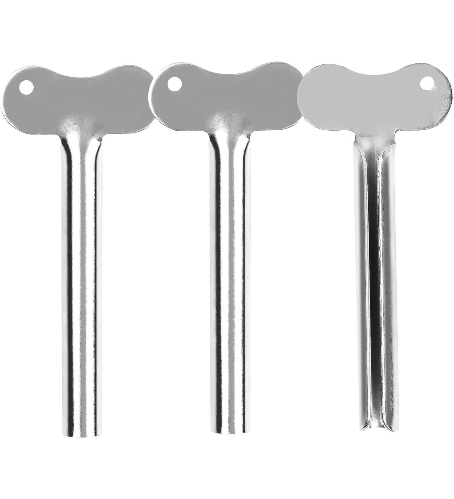 3PCS Stainless Steel Toothpaste Tube Squeezers Tube Key Squeezers Metal Tube Paint Squeeze Gadgets Tube Wringer Keys Key Roller Dispenser Wringer Tools Metal Toothpaste Dispenser Squeezers - Buy Online on GoSupps.com