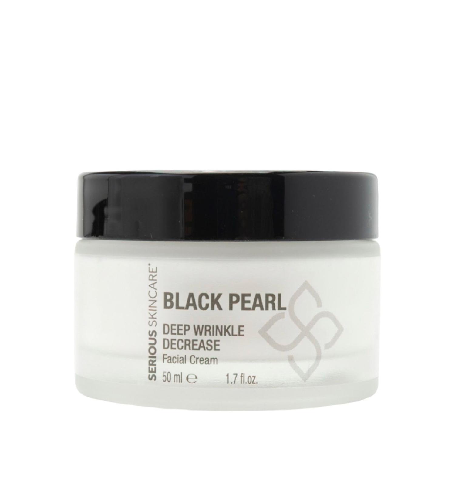 Serious Skincare Black Pearl Deep Wrinkle Decrease Cream - Reduce Deep Wrinkles & Creases with Caviar Extract - 1.7 oz International Shipping Available - Buy Online on GoSupps.com