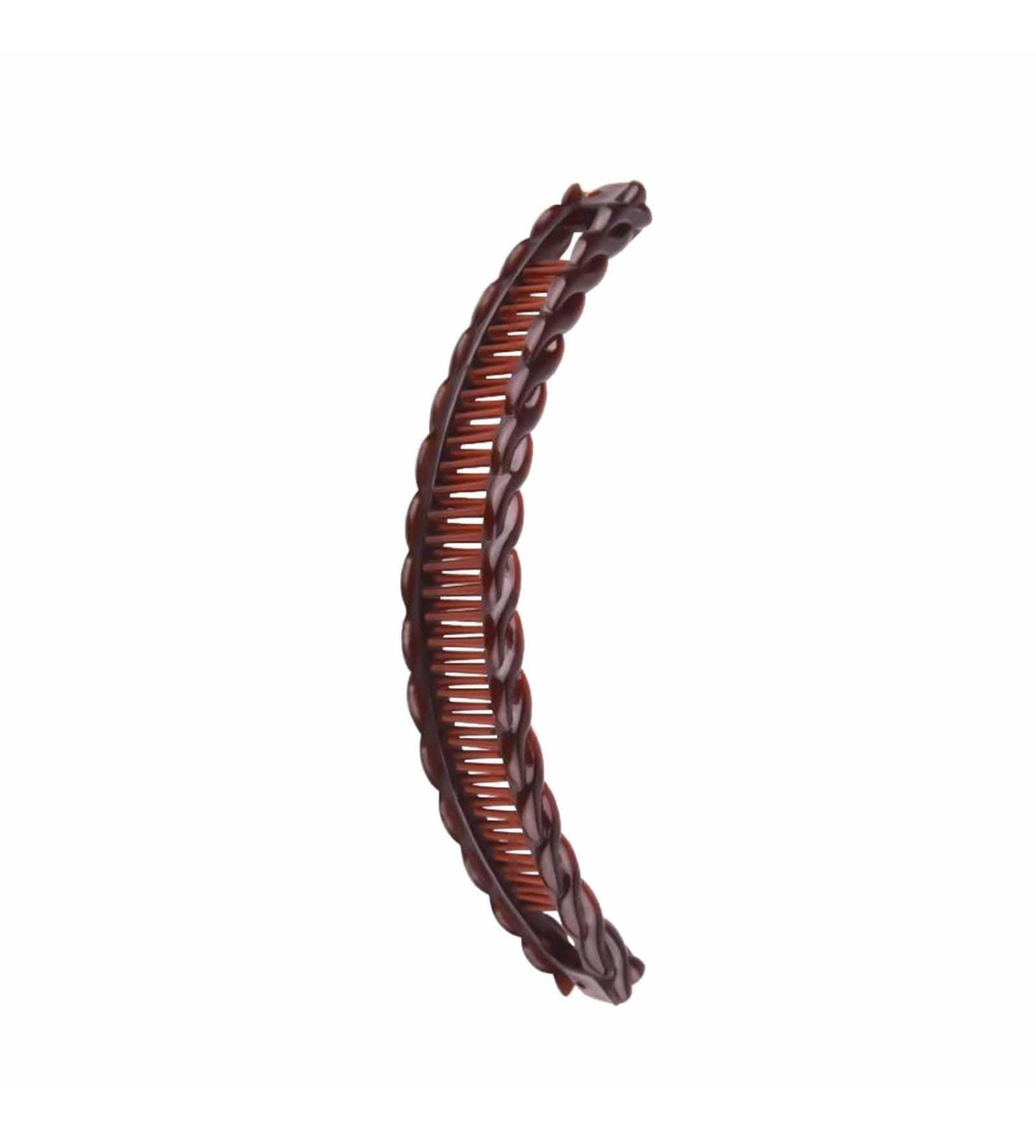 Banana Clips Clincher Comb - Banana Hair Grips for Women | Vintage Clincher Combs Tool for Thick Curly Hair | Girls Tortoiseshell Hair Banana Combs | Vintage Clincher Combs Clamp Grip for Women's Hair Coffee - Buy Online on GoSupps.com