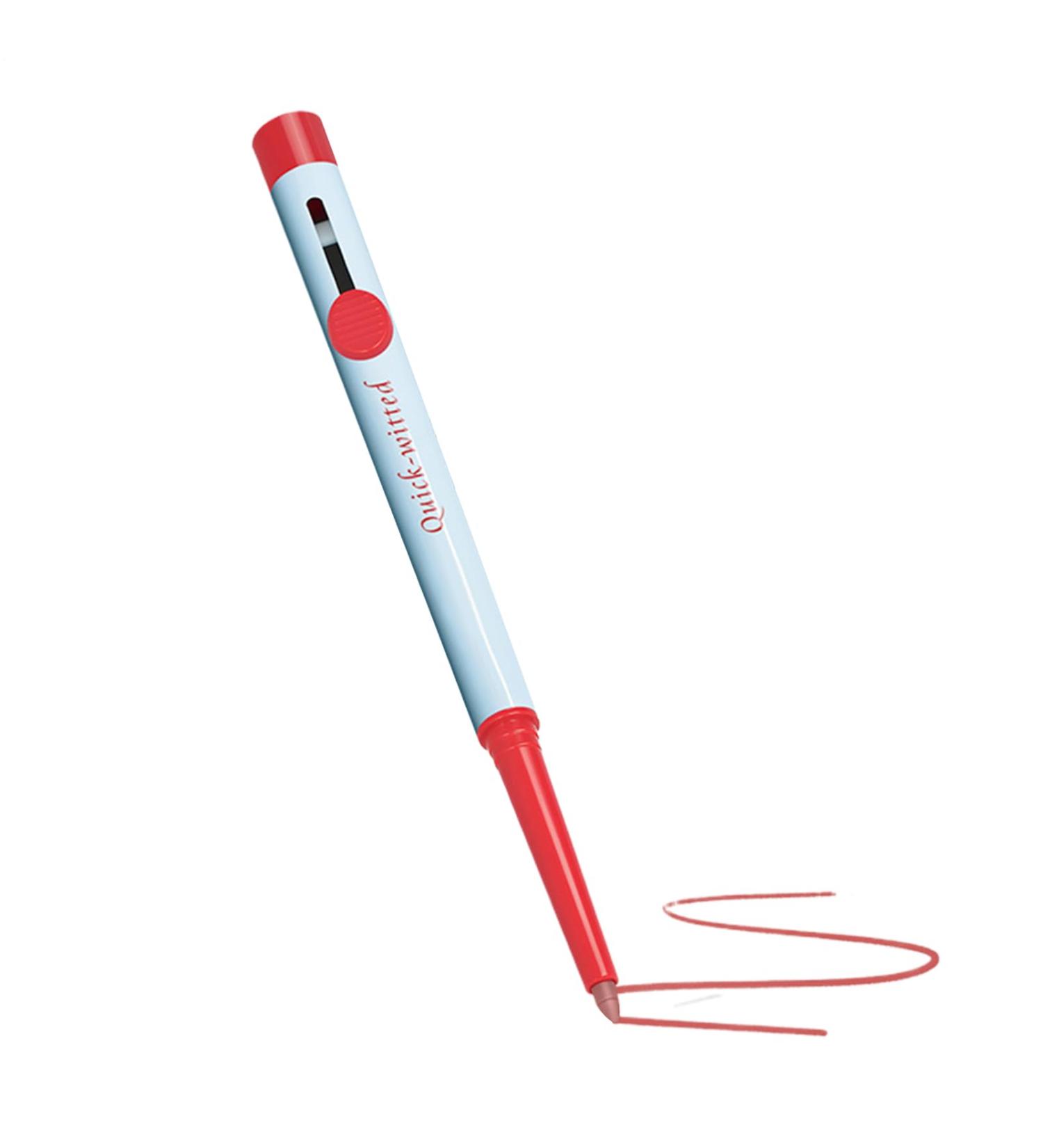 Holds Lip Liner Long Lasting with Brush High Pigmented Lipstick for Women Girls Students Photo Shoot Wedding Party Office Christmas Travel Birthday Dry Rose - Buy Online on GoSupps.com