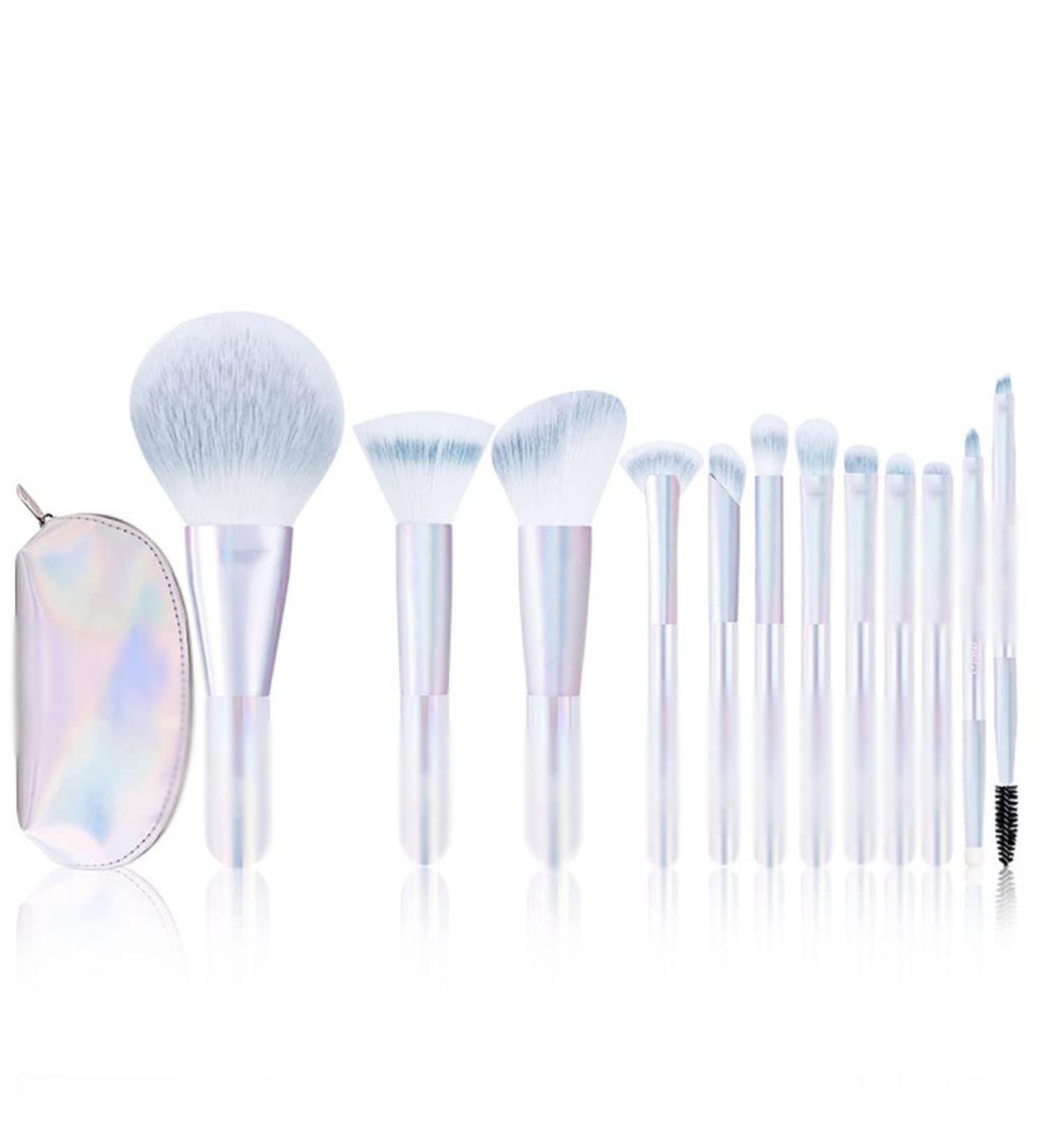 DFHBFG 12 Brushes Set Complete Loose Powder Blush & Concealer Brush Tool for Flawless Makeup International Shipping Available - Buy Online on GoSupps.com