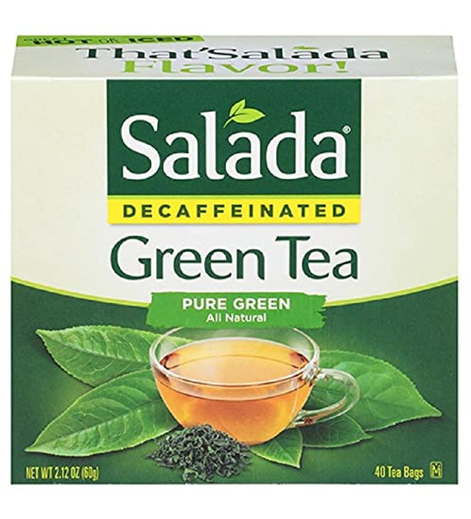 Salada Green Tea Naturally Decaffeinated - 40 Tea Bags