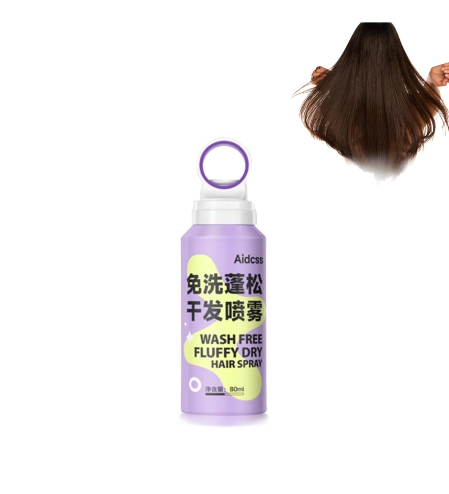 Reduces Greasiness & Oiliness Hair Volumizer Spray Wash Free Fluffy Dry Hair Spray Oil Control Fluffy Volumizing Dry Hair Spray Dry Hair Spray For Everyone (80ML) - Buy Online on GoSupps.com