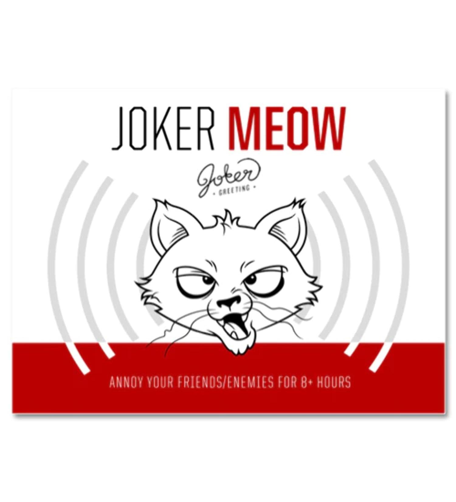 Joker Meow - Unique and Playful Cat Costume for Halloween - Buy Online on GoSupps.com
