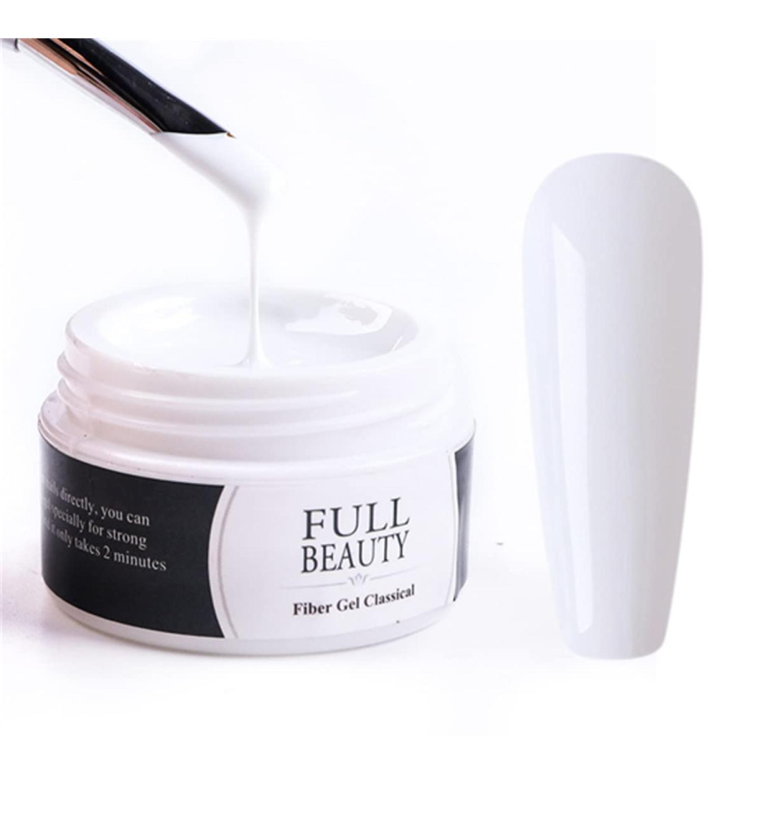 15ml Clear Builder Nail Gel for Long Lasting Nail Extensions - Professional Salon Quality for DIY and Starter Technicians - White - Buy Online on GoSupps.com