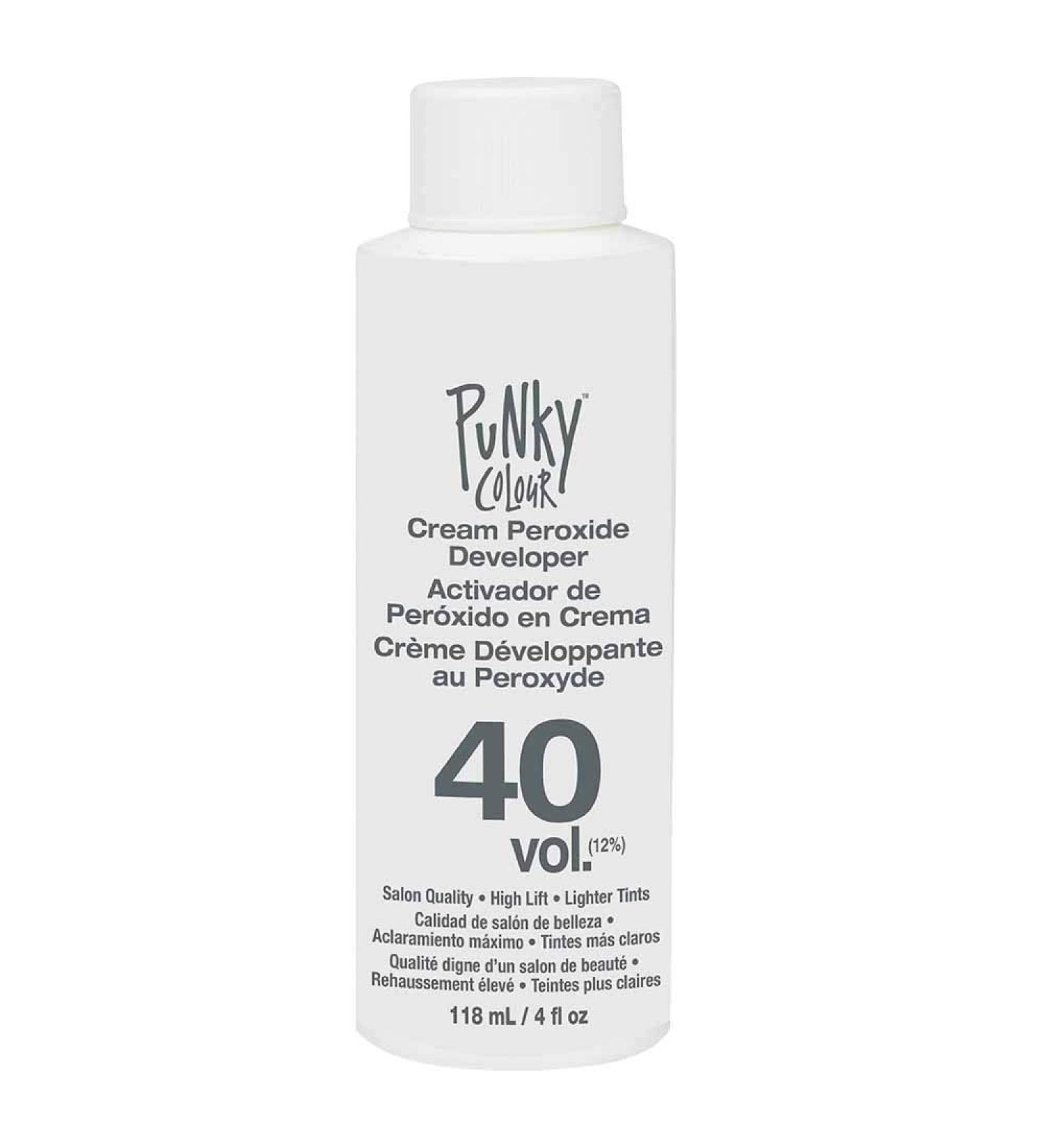 Punky Peroxide Cream Developer 40 Vol. 118ml - Medium Lift | Buy Online - Buy Online on GoSupps.com