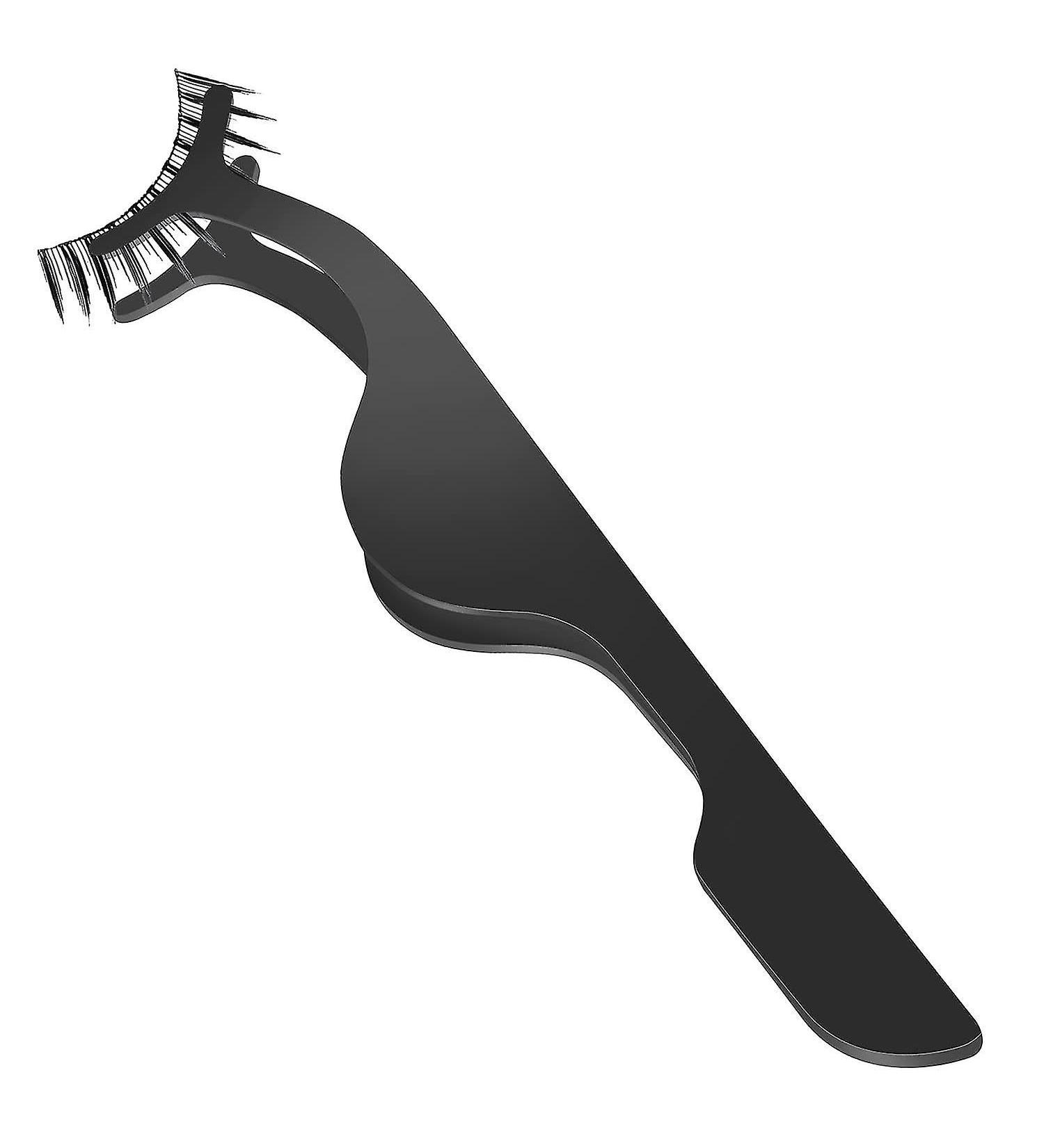 False Eyelash Applicator Tool Stainless Steel Eyelashes Clip for Loading and Unloading False Eyelashes (Black) - Buy Online on GoSupps.com