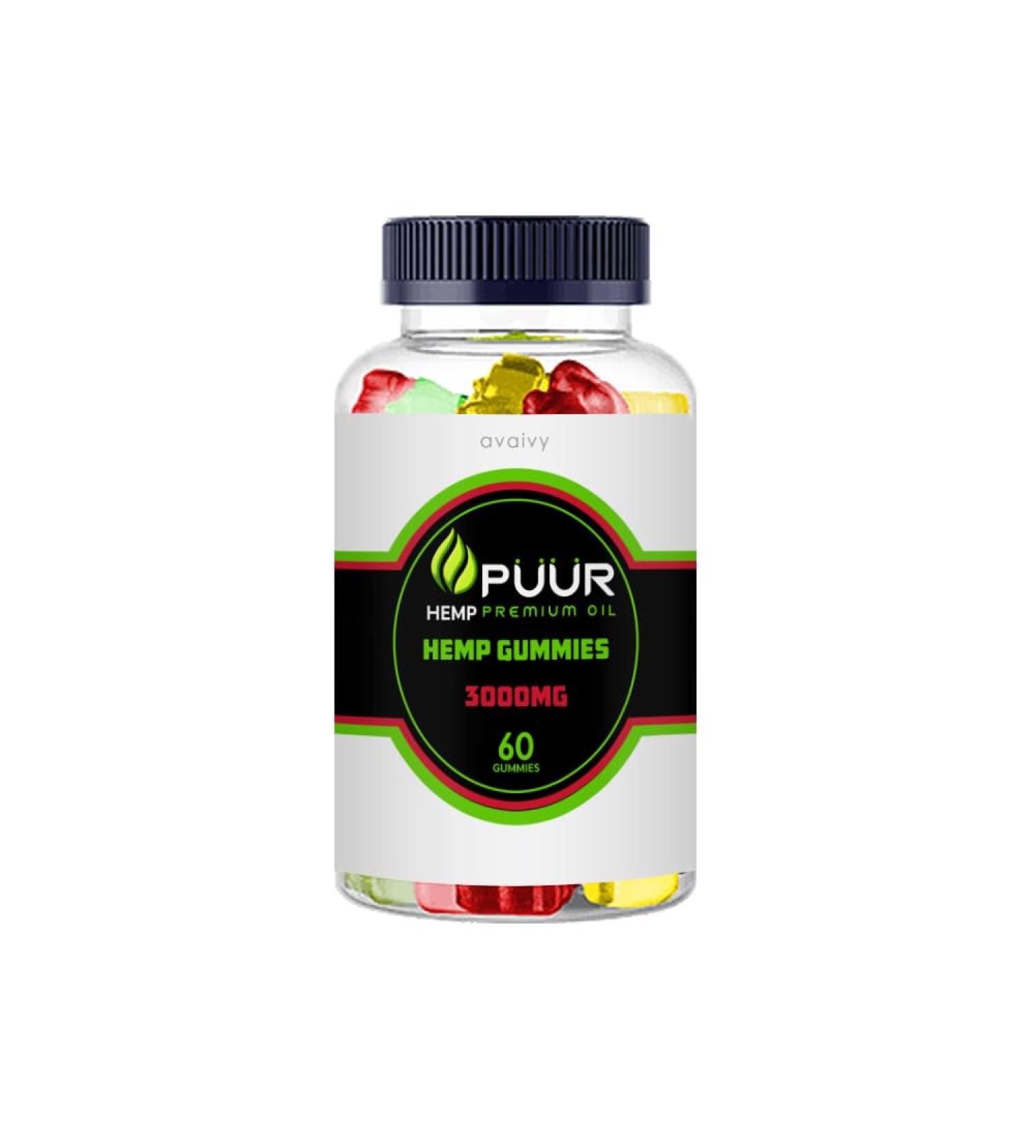 Puur Gummies - Puur Hemp Gummies (Single 60 Gummies)