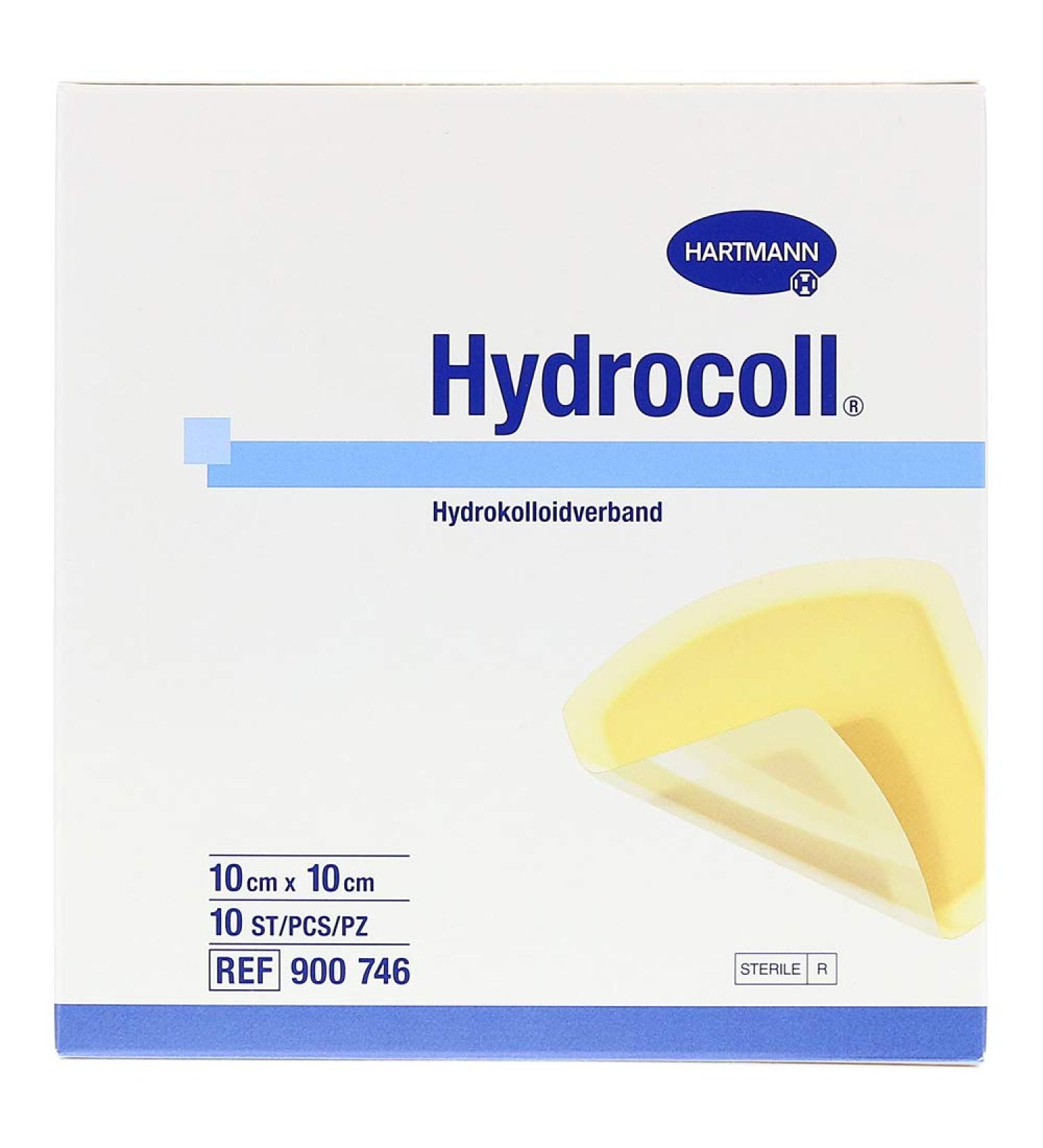 Paul Hartmann AG Hydrocoll wound dressing yellowish 10x10 cm 10 pieces Pack of 10 10x10 cm (10 pack)