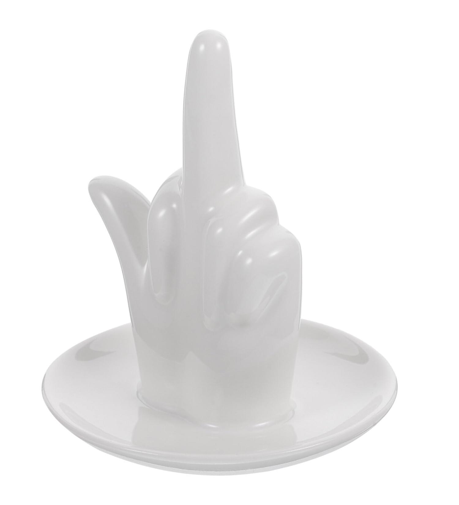 Writwaa Gestetklett Ceramic Jewelry Storage Tray | Engagement Ring Organizer | Unique Wedding Decorations & Funny Home Decor - Buy Online on GoSupps.com