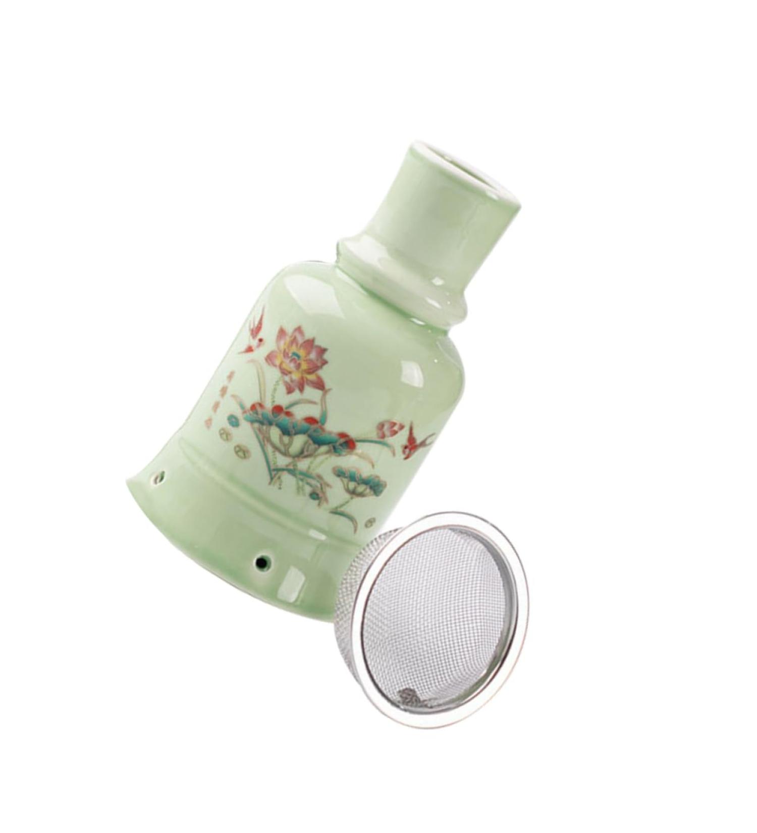 Portable Moxa Cone Holder Burner - Moxibustion Tool for Home Use | Ceramic 12.5x7cm - International Shipping Available - Buy Online on GoSupps.com