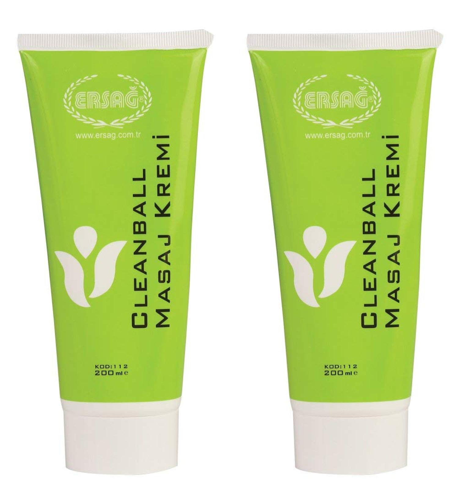 Ersa Clean Ball Massage Cream 200ML (2 pieces)