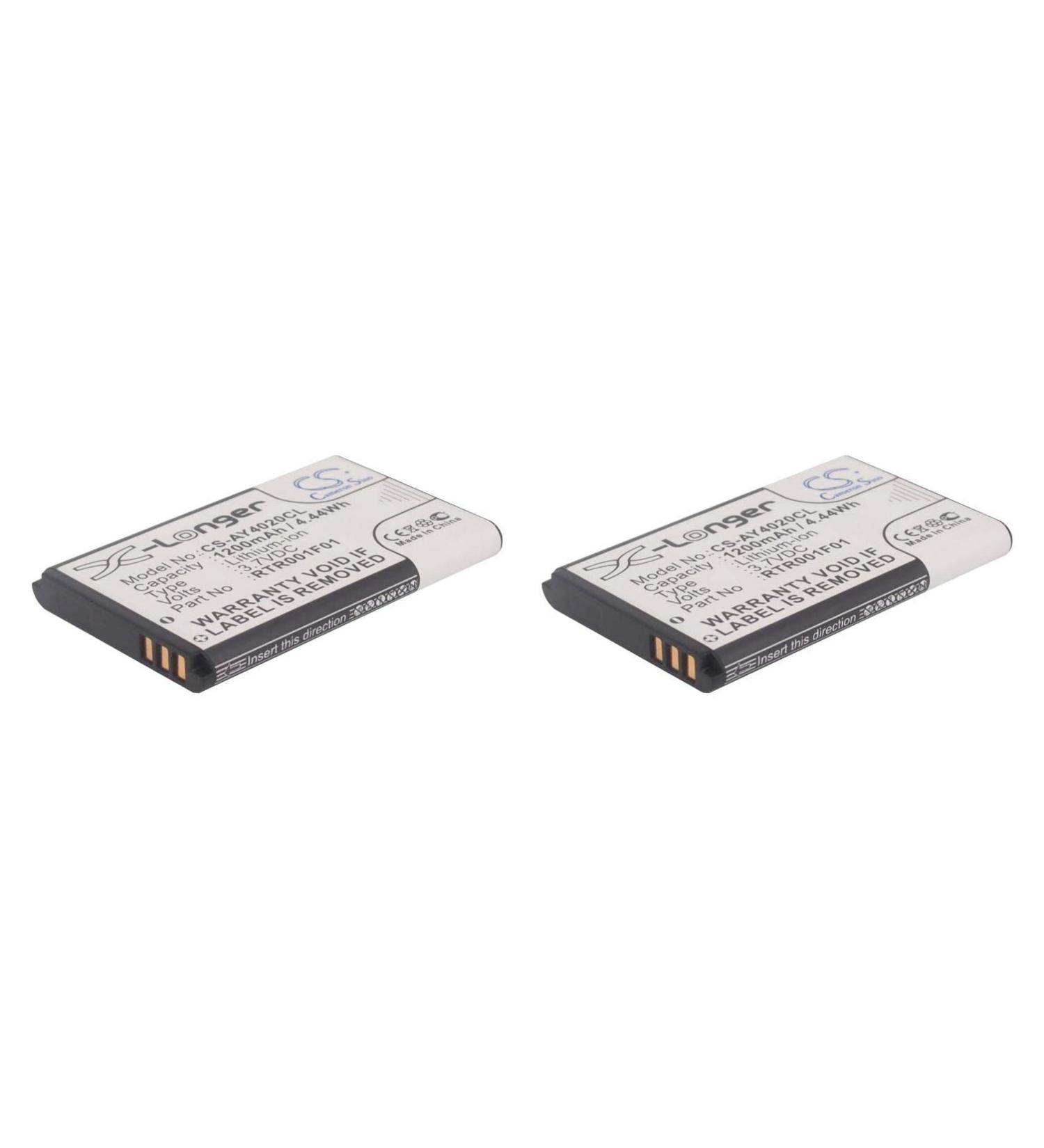 2 Pcs 3.7V Battery Replacement for DECT 60 IP DECT 60