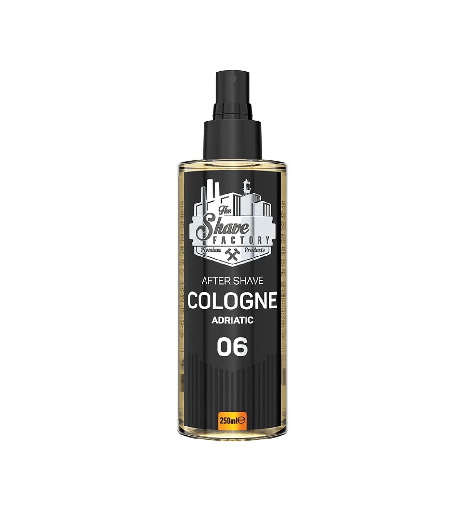 the shave factory After Shave Cologne Series (06 Adriatic 250ml (8.45 fl. oz)) 06 Adriatic 8.45 Fl Oz (Pack of 1) - Buy Online on GoSupps.com