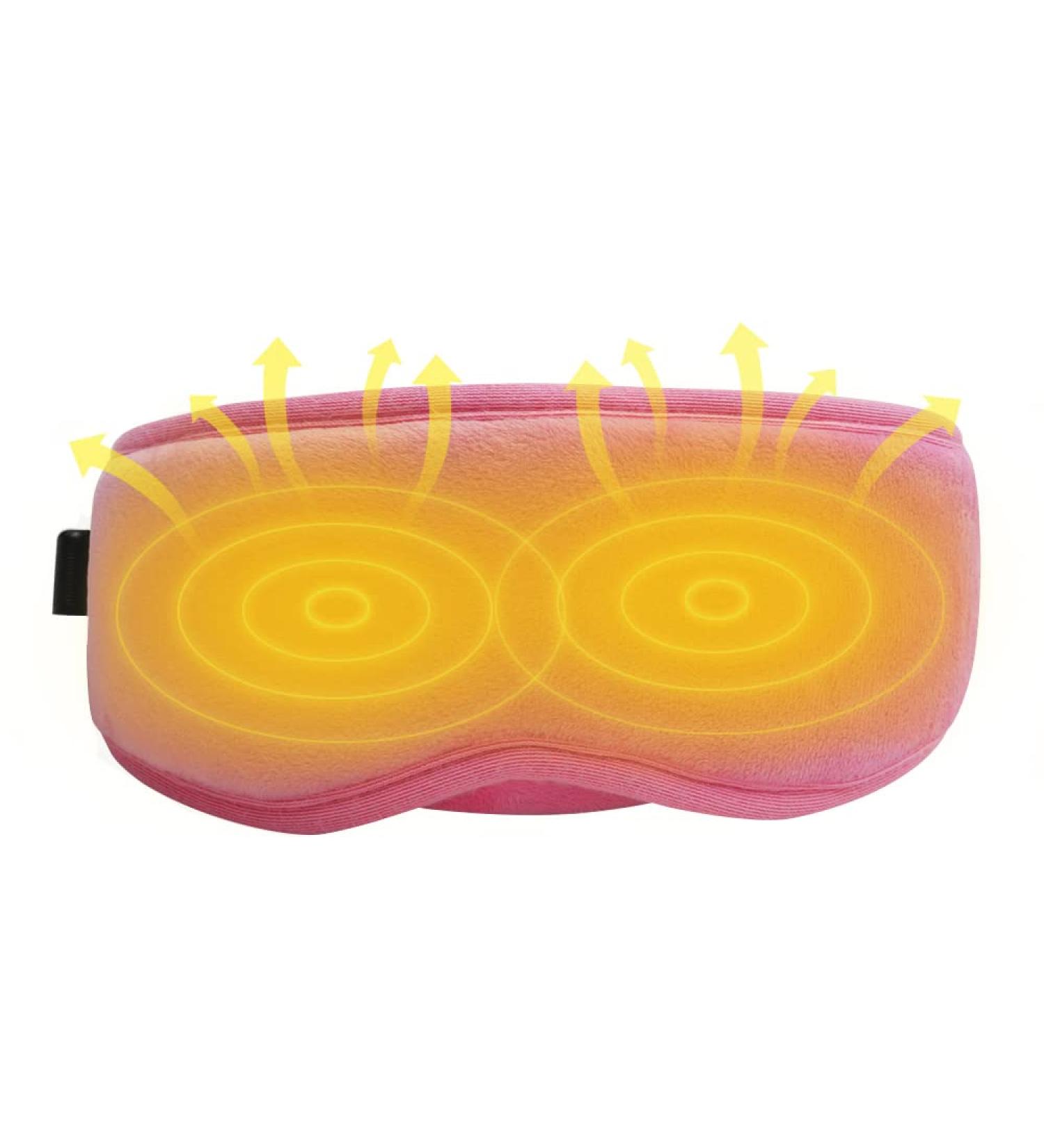 ARRIS Electric USB Heated Eye Mask - 5 Temperature Control, Pink - Buy Online on GoSupps.com