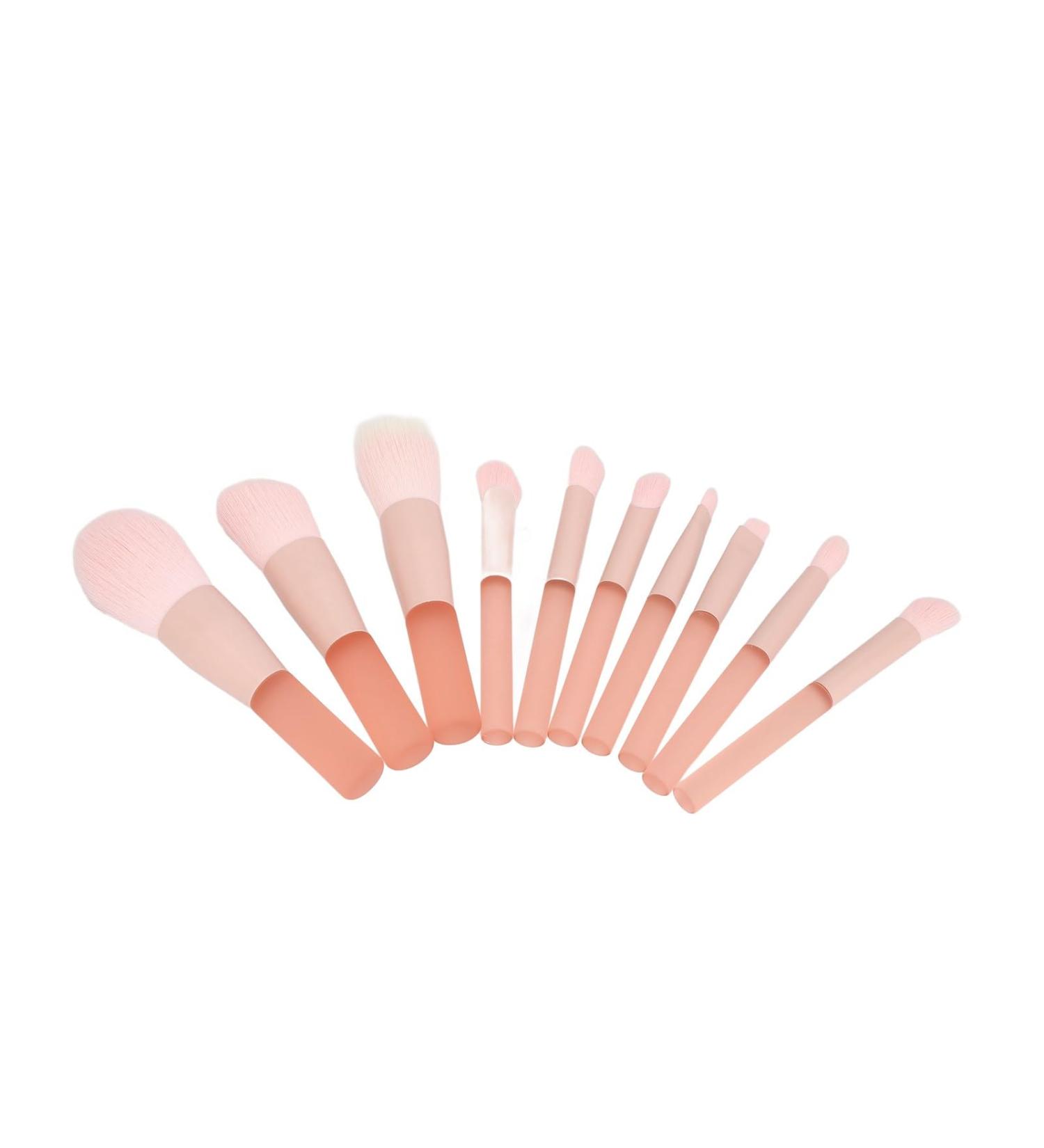 Portable Mini Makeup Brush Set | Soft Synthetic Brushes for Weddings & Parties - Buy Online on GoSupps.com