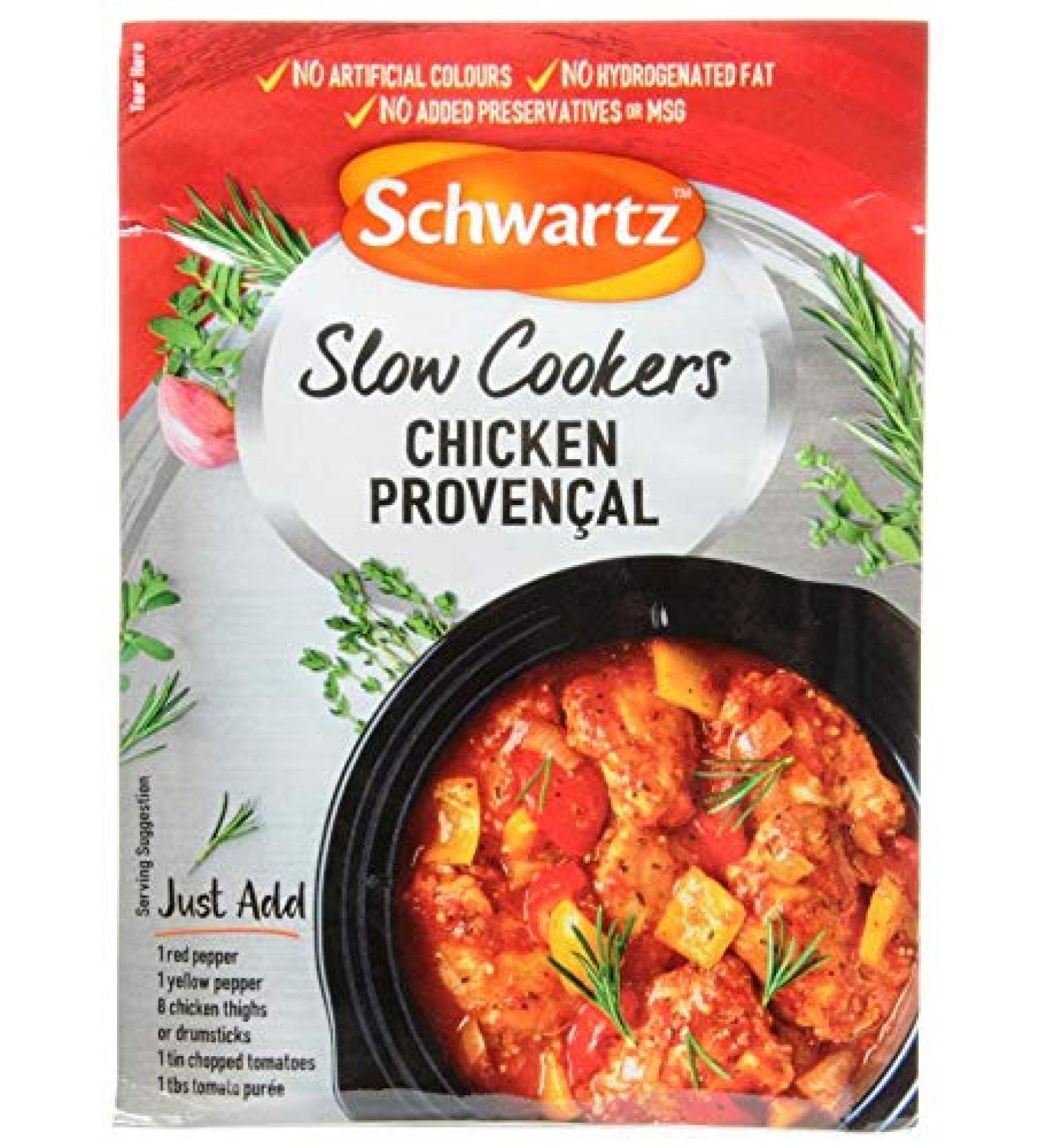 Schwartz Package Sauce Range Slow Cooker Chicken Provencal 3 x 35g