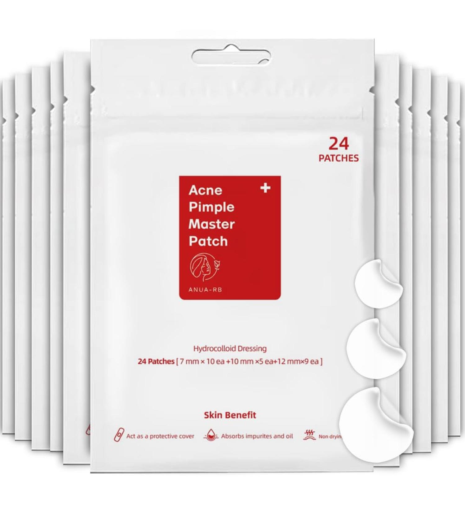 Buy Acne Pimple Patch - 240 Hydrocolloid Stickers for Face & Body | Original 3 Sizes Non-Toxic Cruelty-Free - Buy Online on GoSupps.com