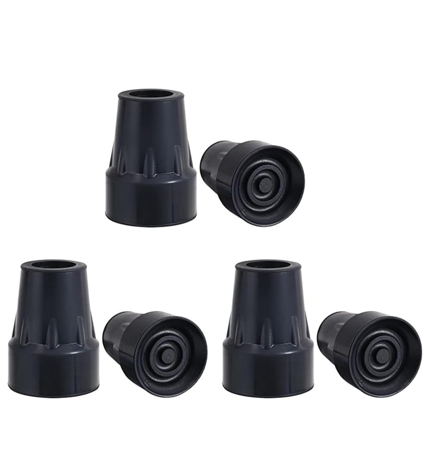 Facesunny Crutch Tips Set 3/4Inch Heavy Duty Non-Slip Rubber Cane Tips Kit Replacement Cane Foot Caps Crutch Pads 6 PCS - Buy Online on GoSupps.com