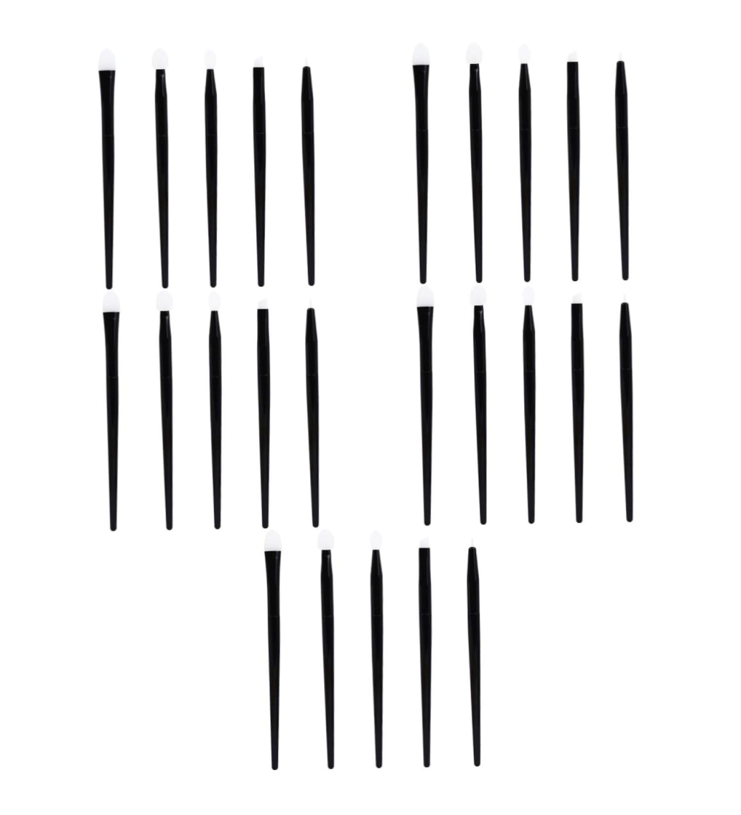5 sets of silicone make-up eyeshadow brush eye shadow brush make-up brush lip applicator lip brush cosmetic eye shadow brush forming gel - Buy Online on GoSupps.com
