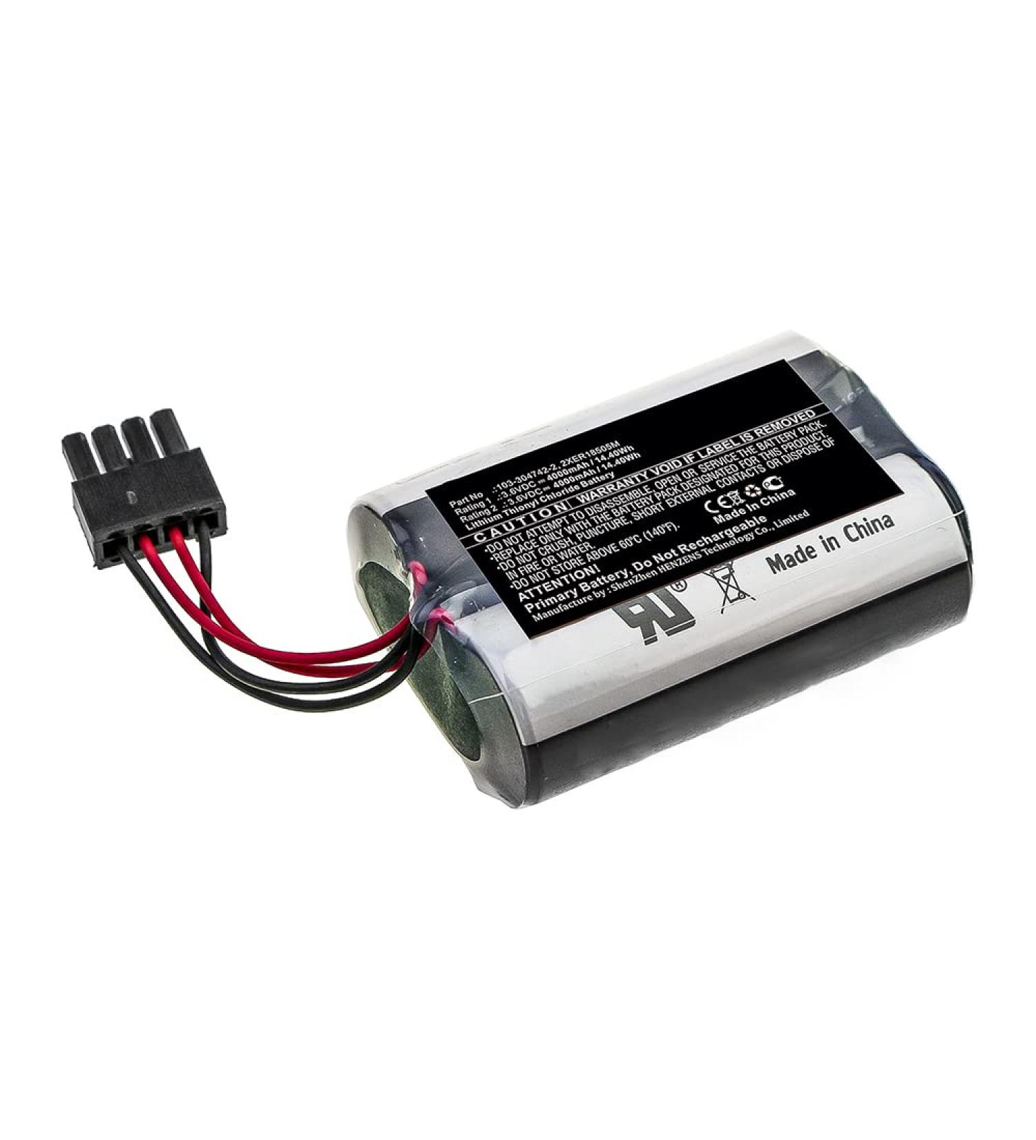 Buy Synergy Digital Emergency Lighting Battery | 4000mAh Replacement for Visonic 2XER18505M | International Shipping Available - Buy Online on GoSupps.com
