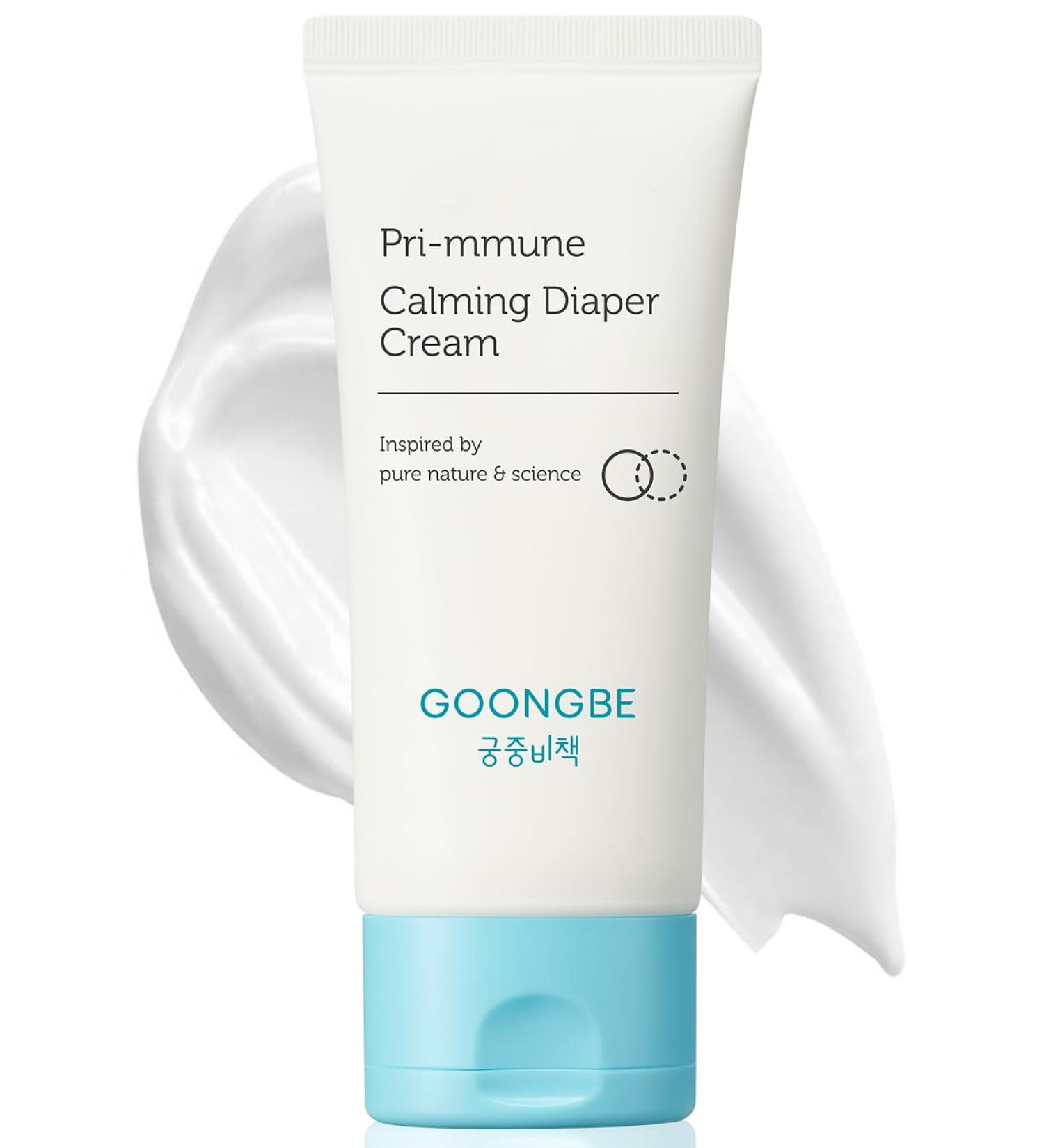 Pri-mmune Calming Diaper Cream - Korean Zinc Oxide Baby Cream for Soothing & Treating Diaper Rash - Allergen-Free 2.7oz - Buy Online on GoSupps.com
